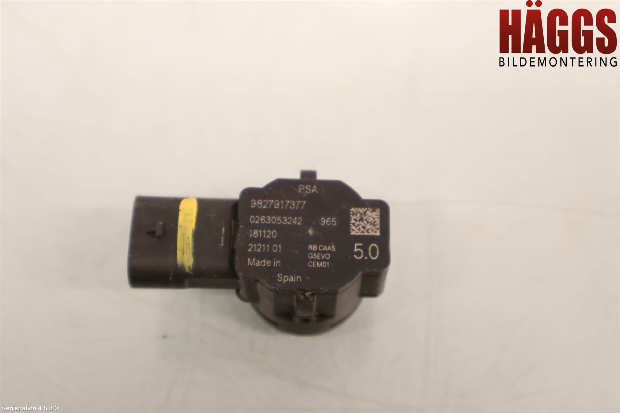 Citroen COTROEN C3 17-24 Parkeringshjälp Backsensor