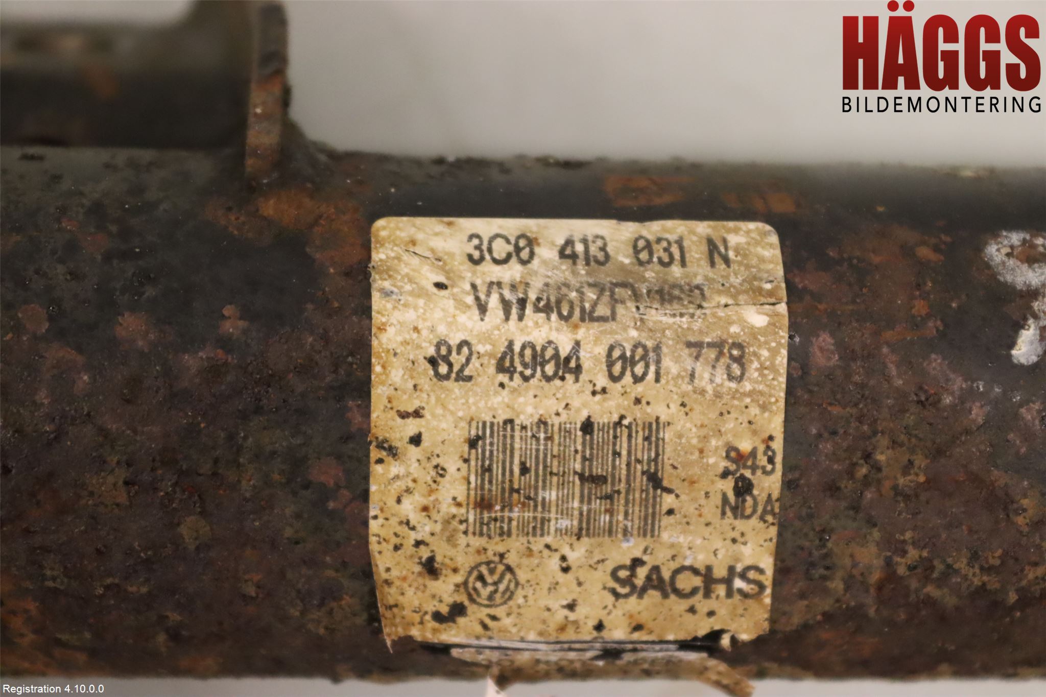 Volkswagen VW PASSAT 11-14 Fjäderben Fram Höger