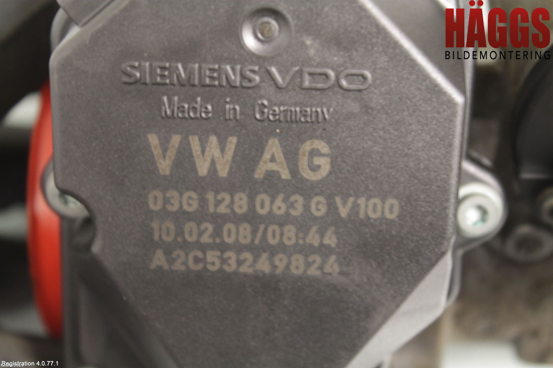 Volkswagen VW CADDY      04-10 Injspjällhus