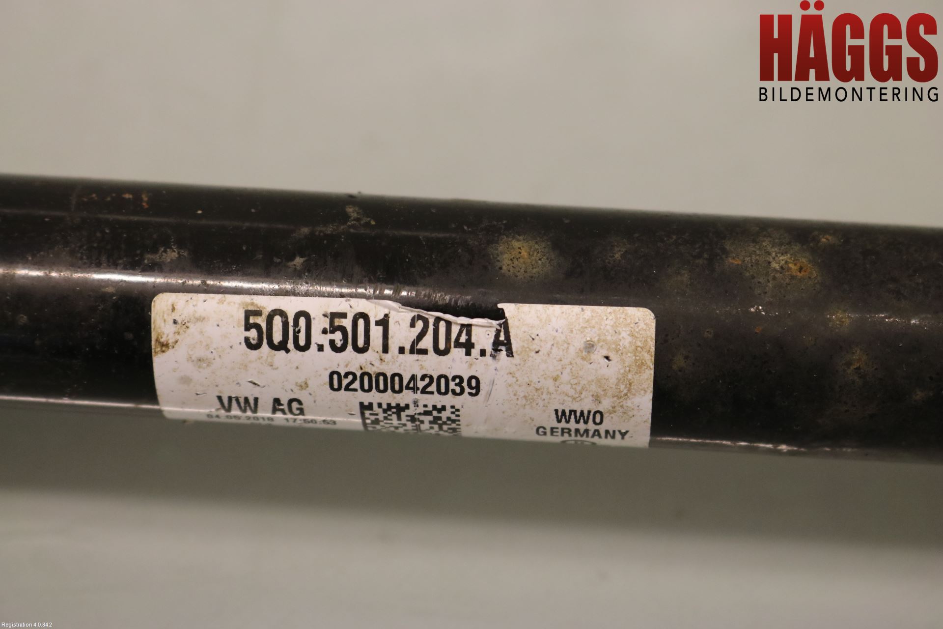 Volkswagen VW GOLF / E-GOLF VII 13-20 Drivaxel Bak Höger