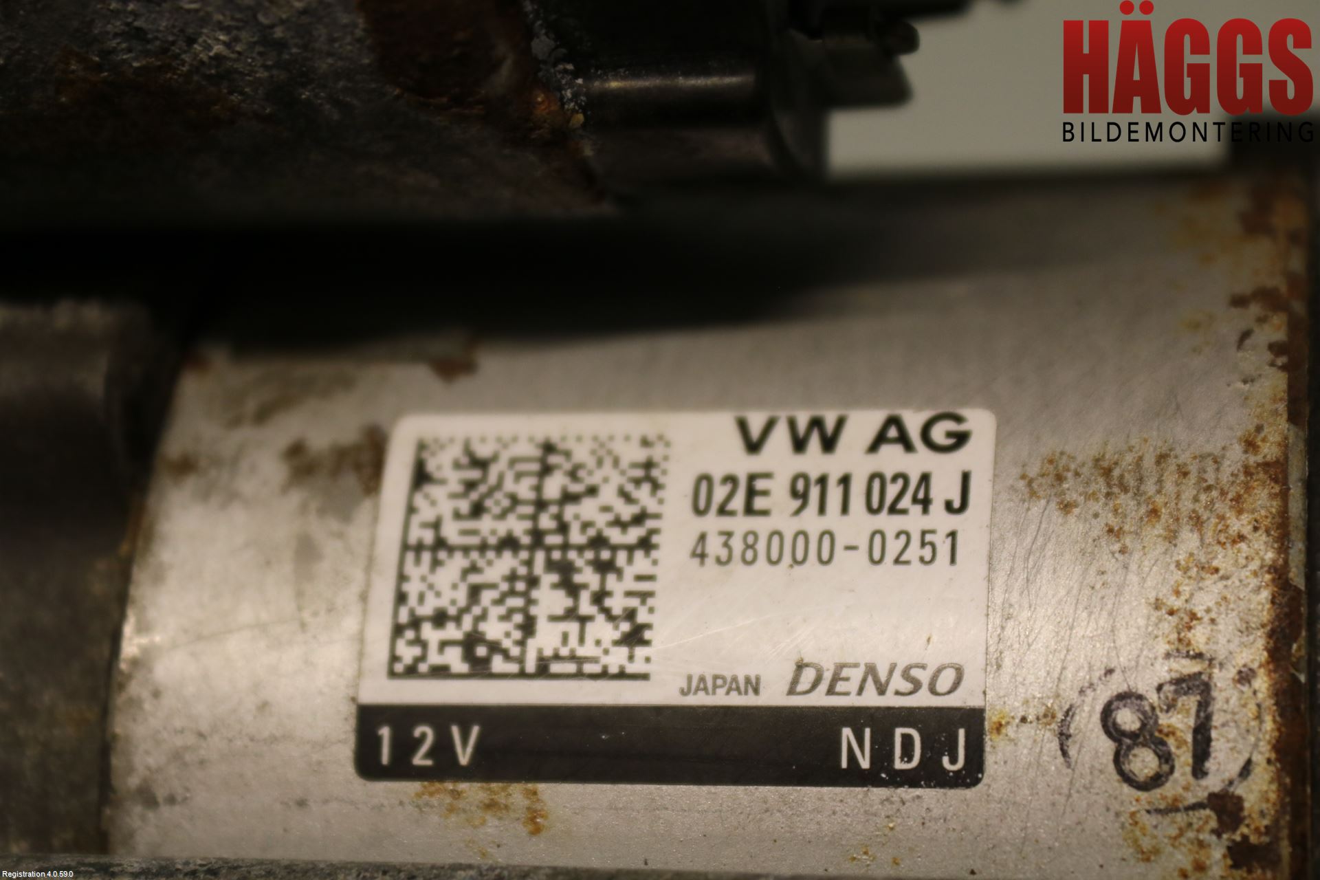 Volkswagen VW TOURAN 16- Startmotor Diesel
