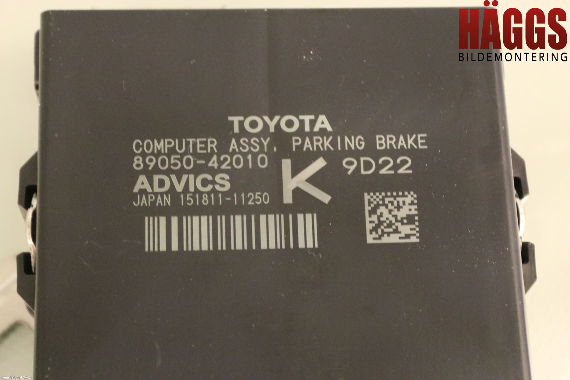 Toyota RAV4 19- Styrenhet Parkbroms Epb