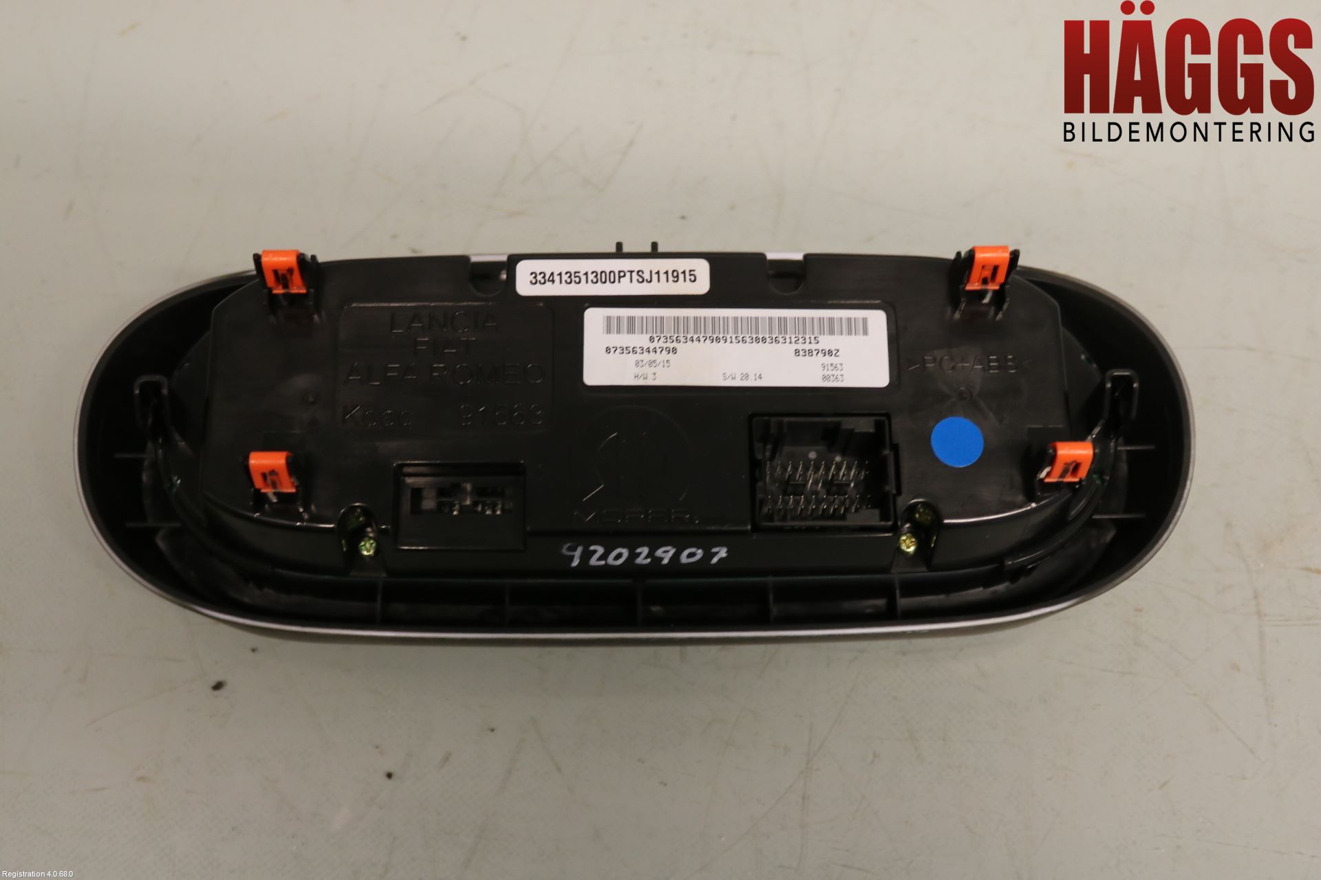 Fiat 500X 15- Ac Styrenhet Ac Manöveren