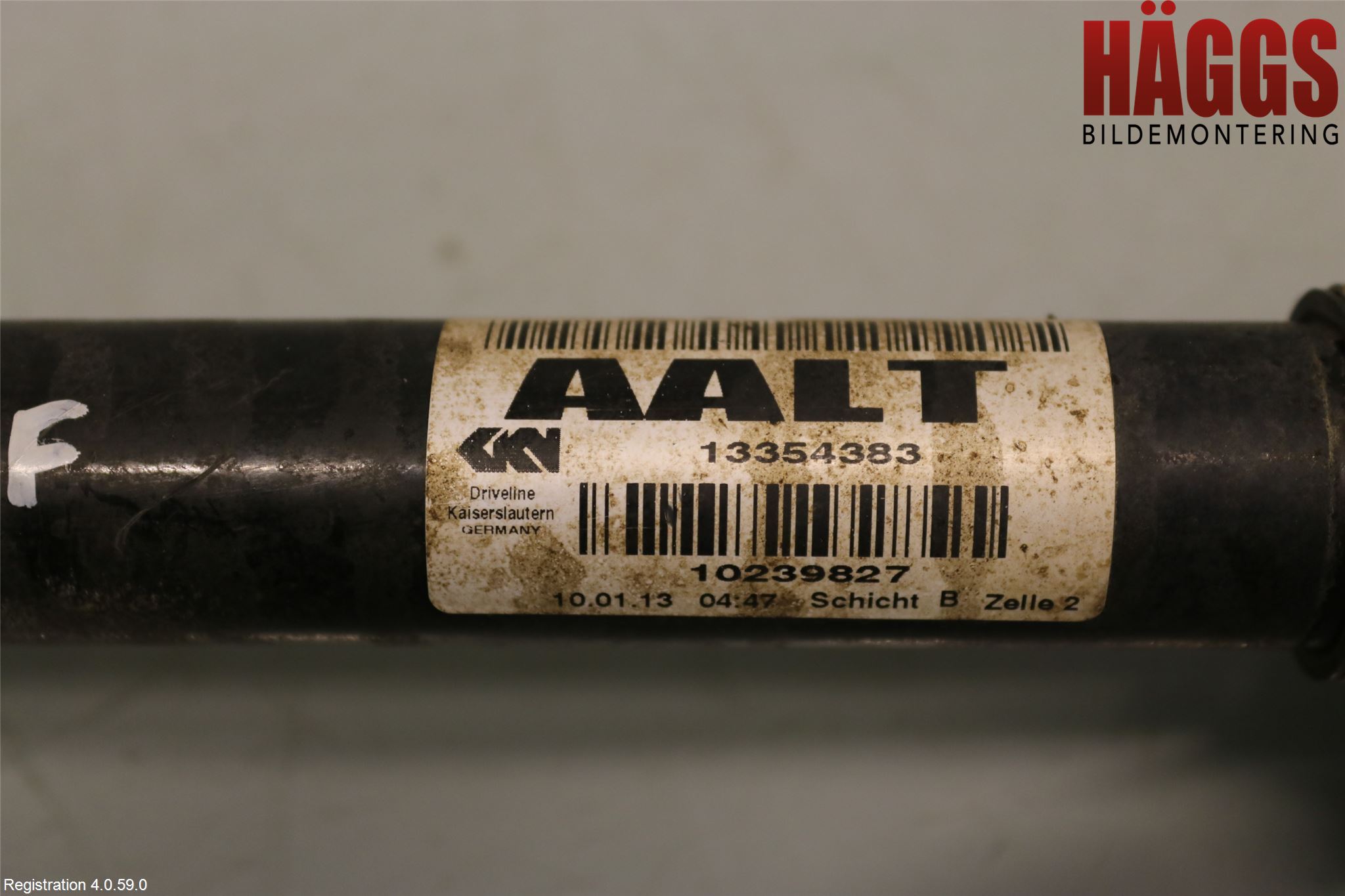 Opel ASTRA J 10-15 Drivaxel Fram Höger