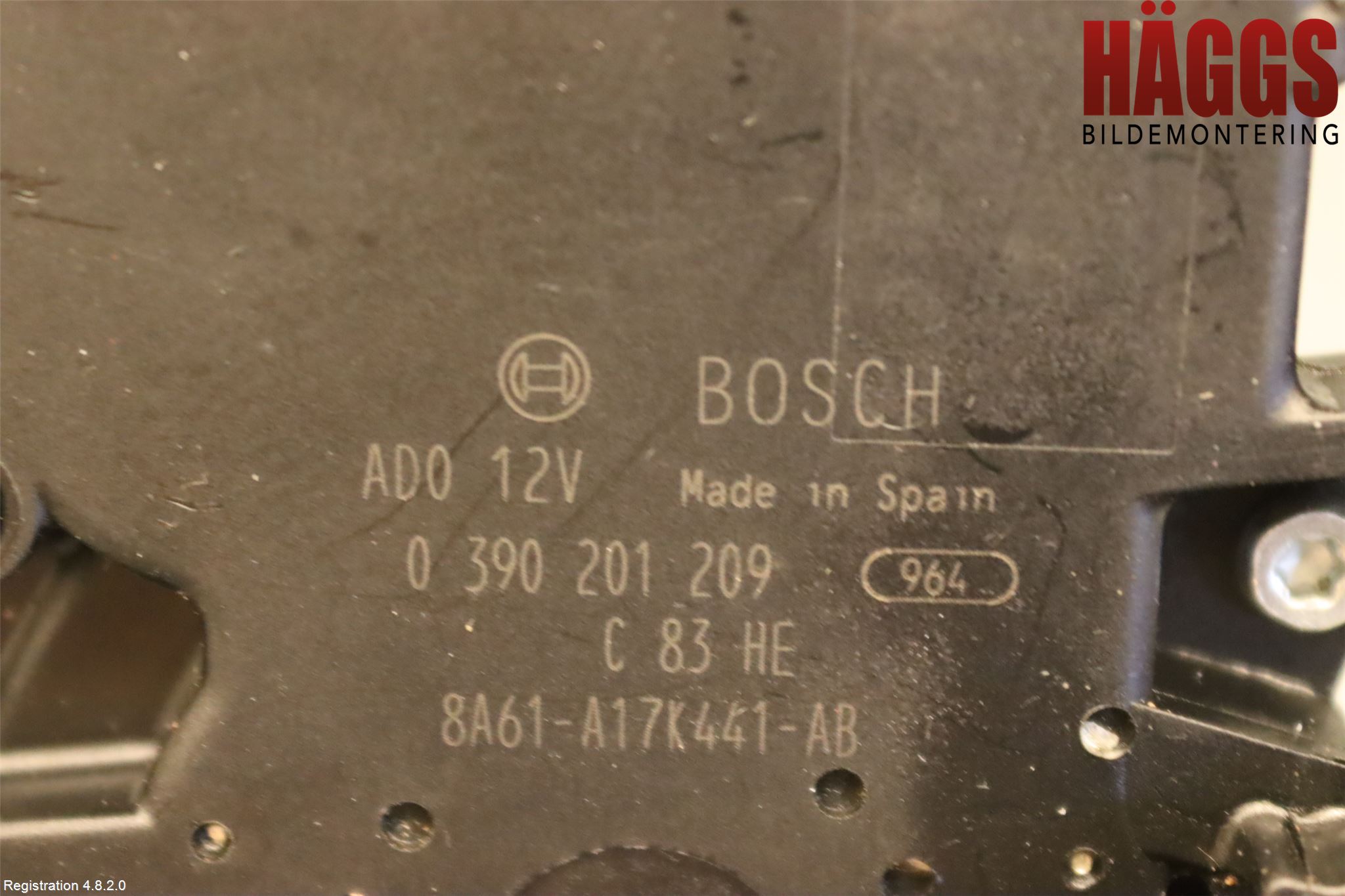 Ford FIESTA 09-12 Torkarmotor Baklucka