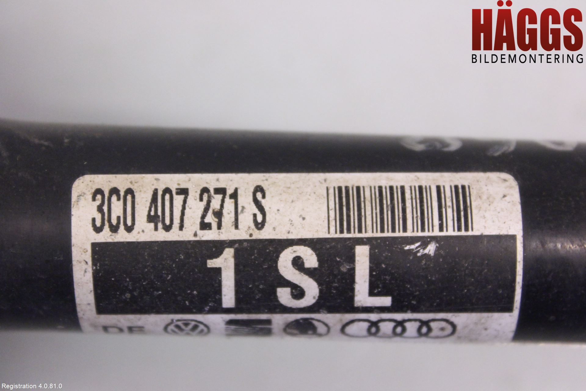 Volkswagen VW PASSAT CC 08-16 Drivaxel Fram Vänster