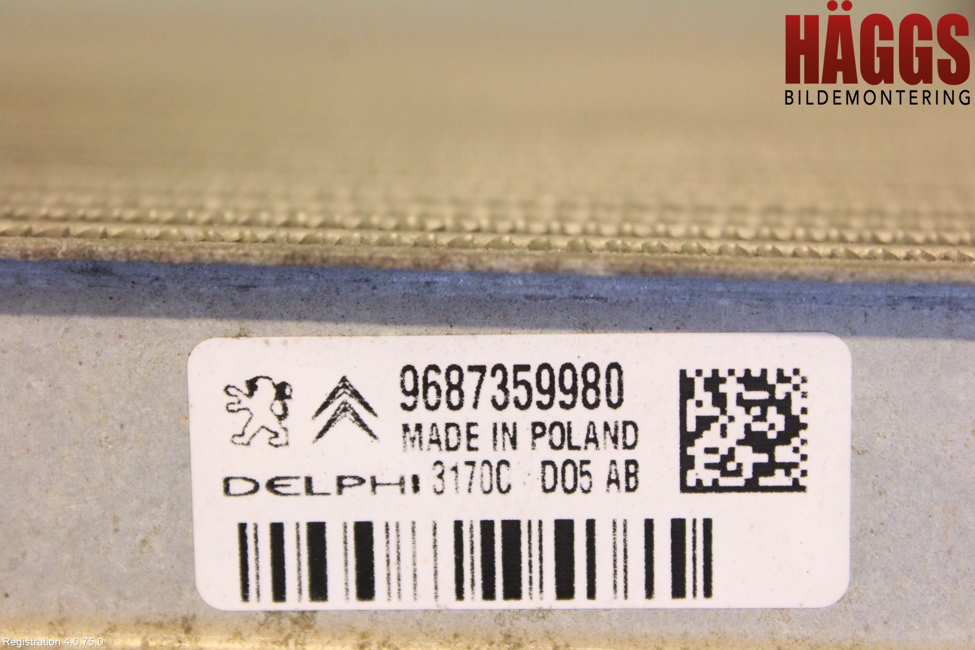 Citroen C5 08-17 Kylare Man