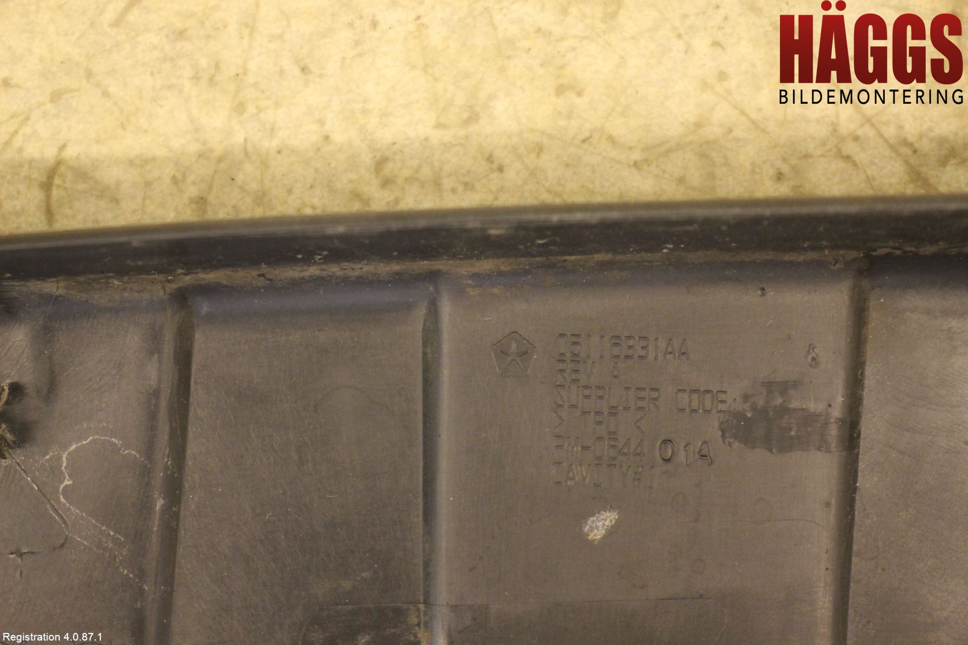 Jeep PATRIOT Stötfångarlist Bak