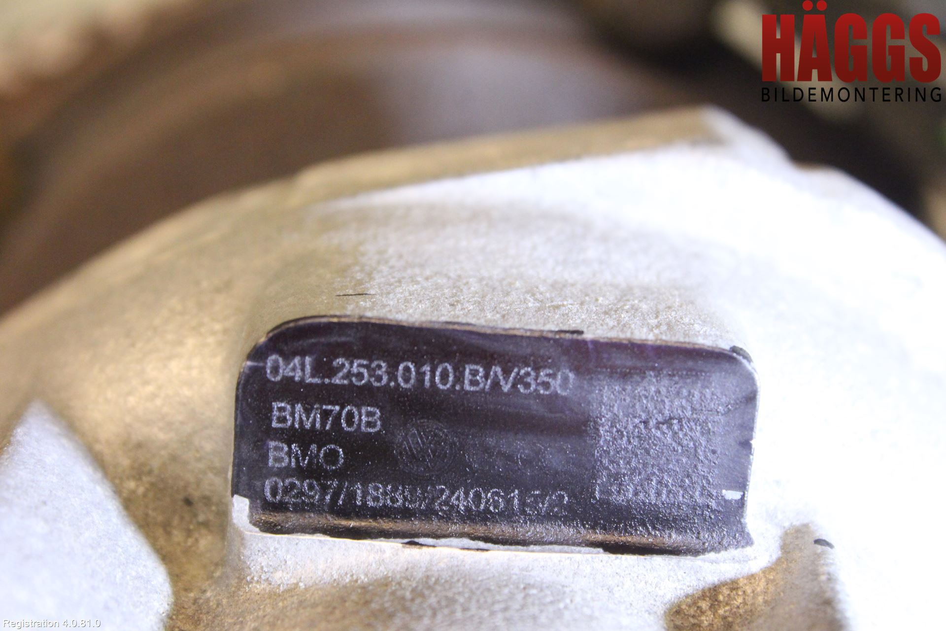 Volkswagen VW SHARAN 11- Turboaggregat