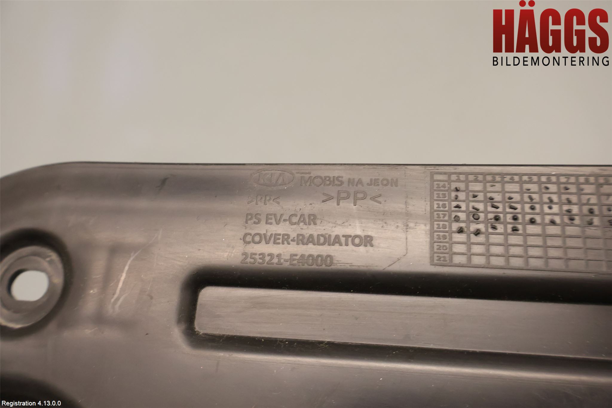Kia SOUL 09- Deflektor Plåt-Plast Kylning