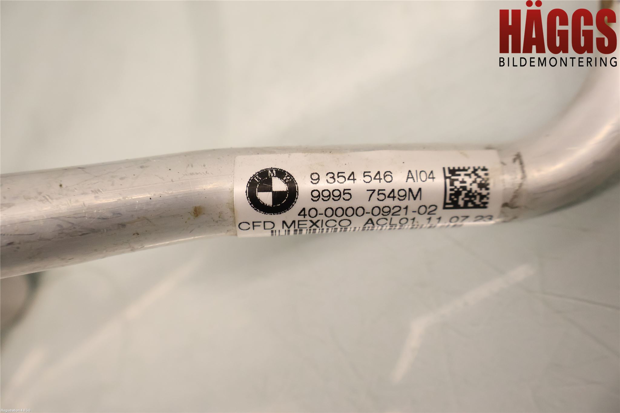 BMW X3 G01 18- Ac Slang-Rör