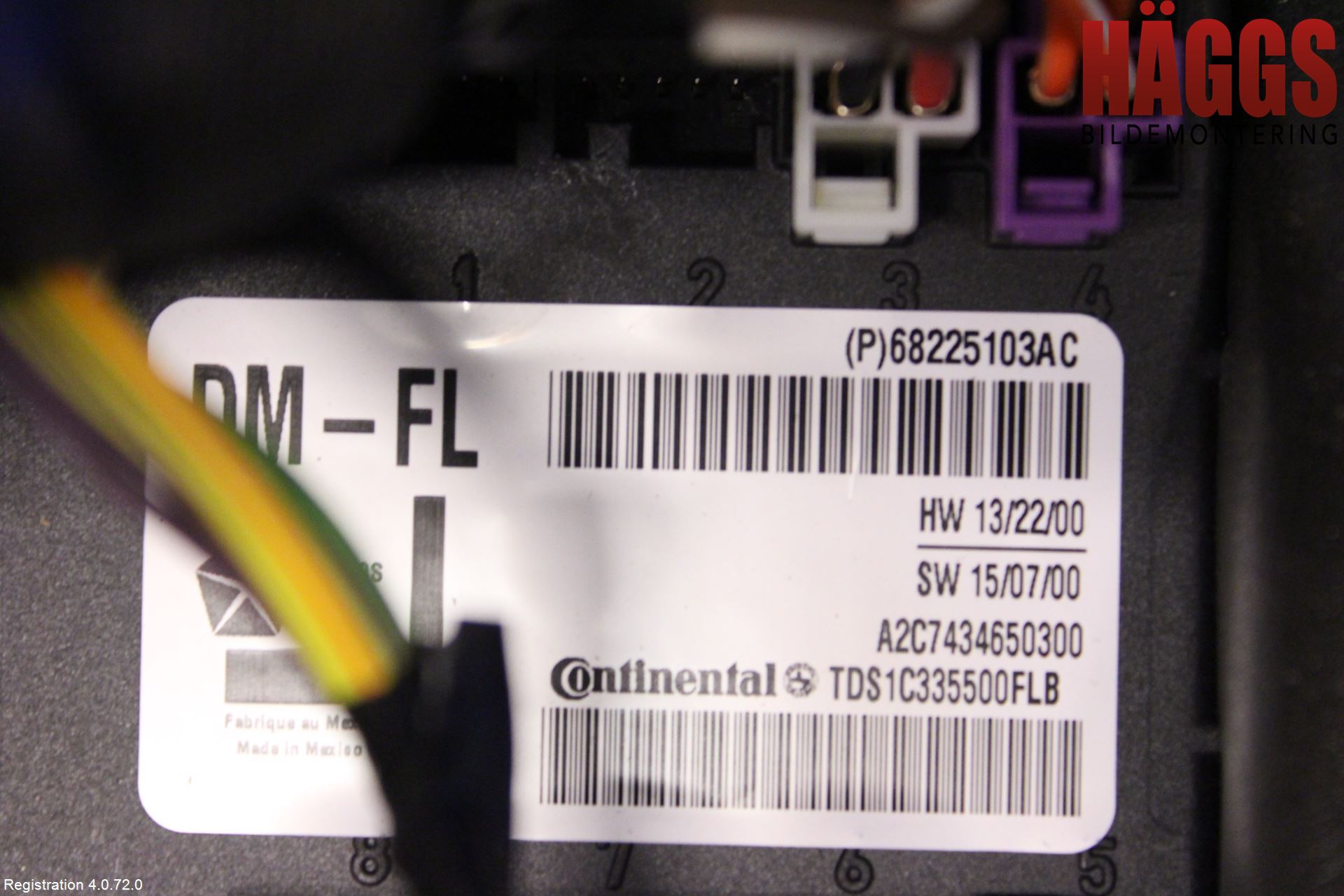 Dodge PICK UP RAM 81- Fönsterhissmekanism