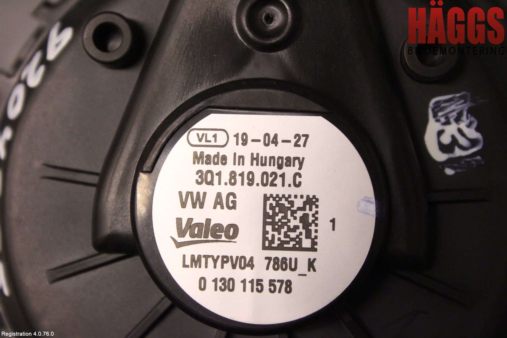 Volkswagen VW TIGUAN 16-24 Ac Värmefläkt