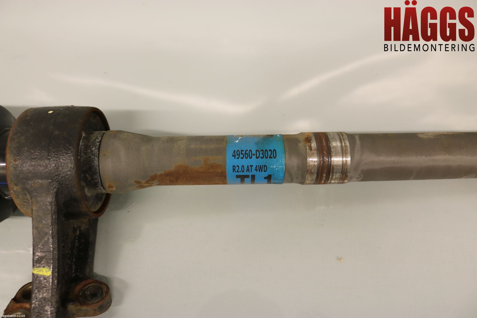 Kia SPORTAGE (QL) 16-21 Drivaxel Fram Höger