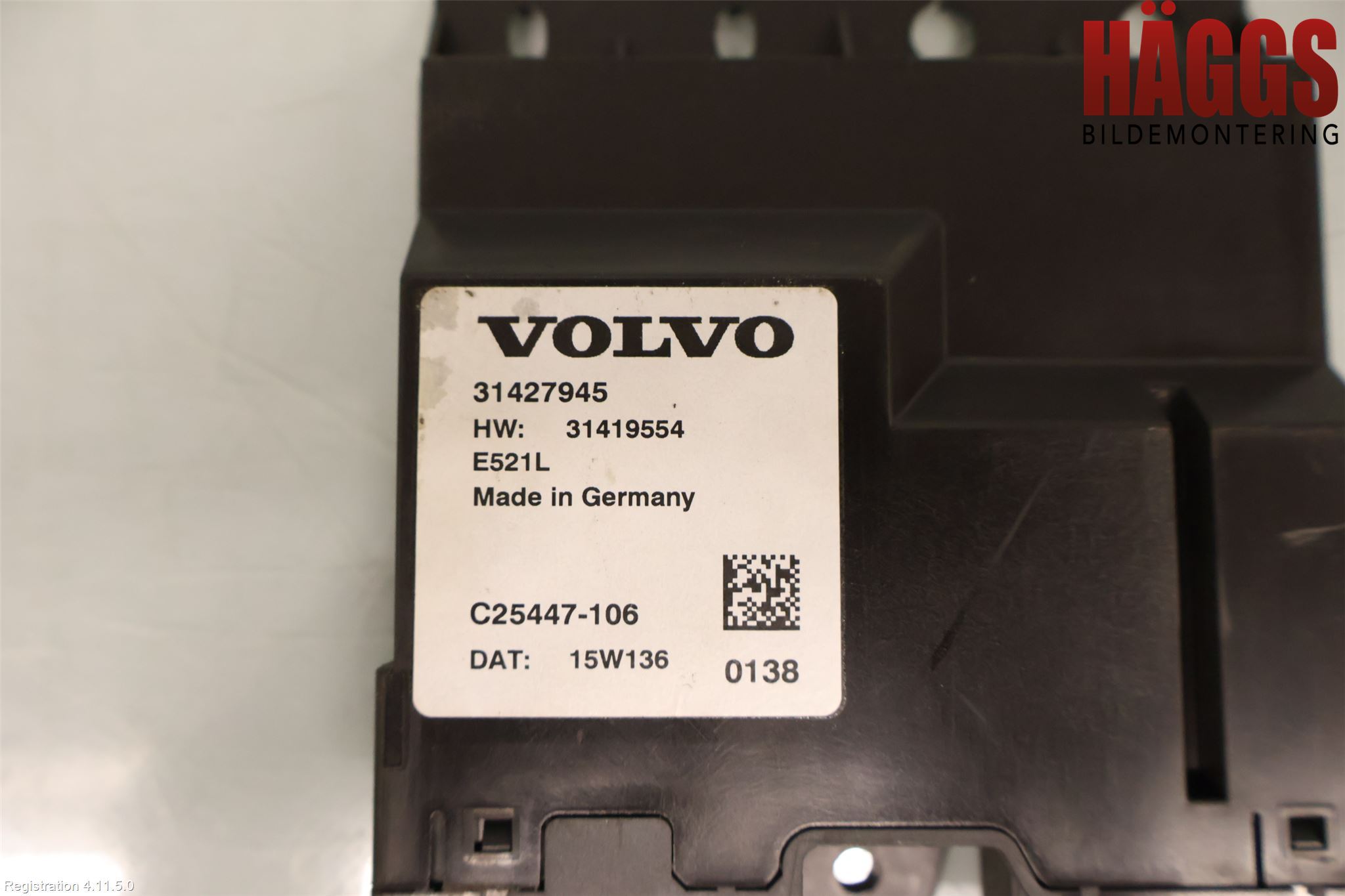 Volvo XC90/RECHARGE 16- Styrenhet Baklucka