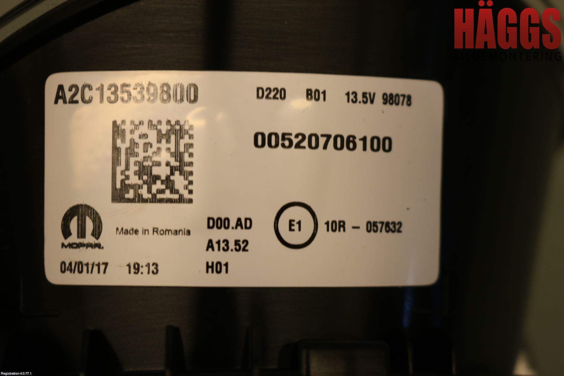 Fiat TIPO/CROSS 16- Instrument Komb