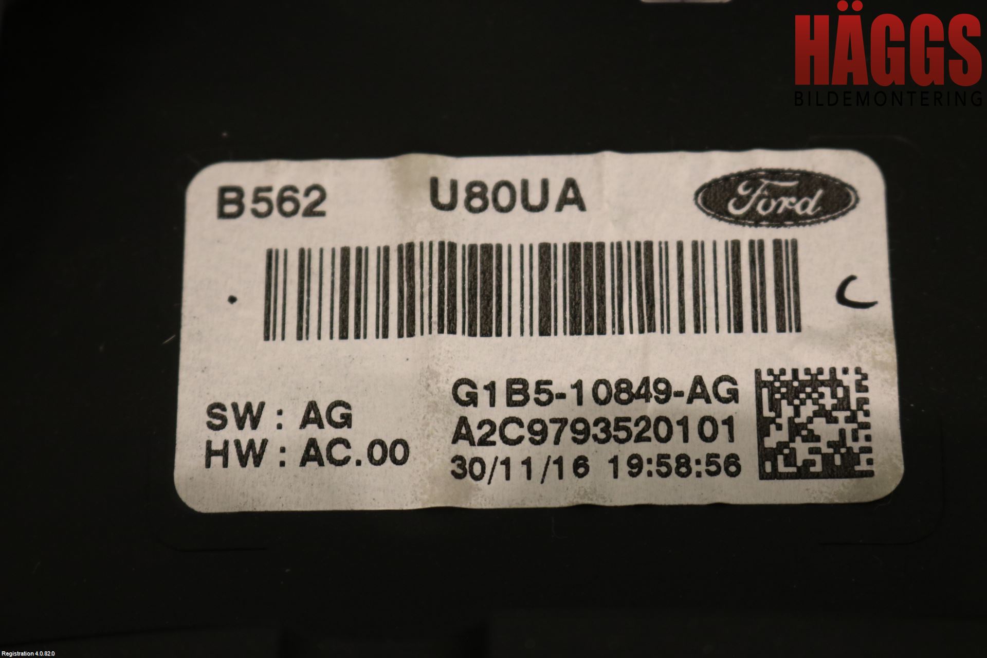 Ford KA+ 16-20 Instrument Komb