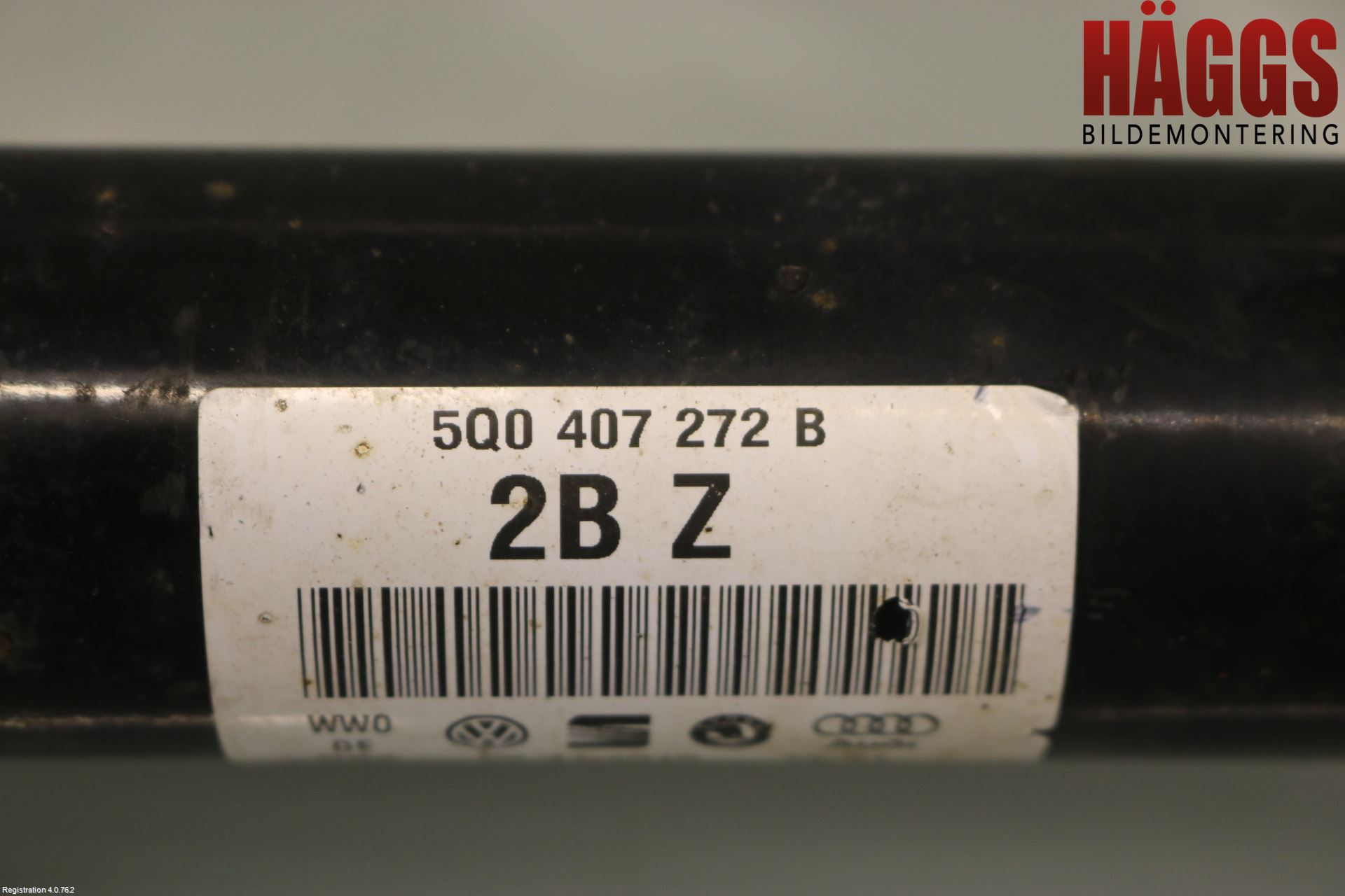 Volkswagen VW CADDY 16-20 Drivaxel Fram Höger