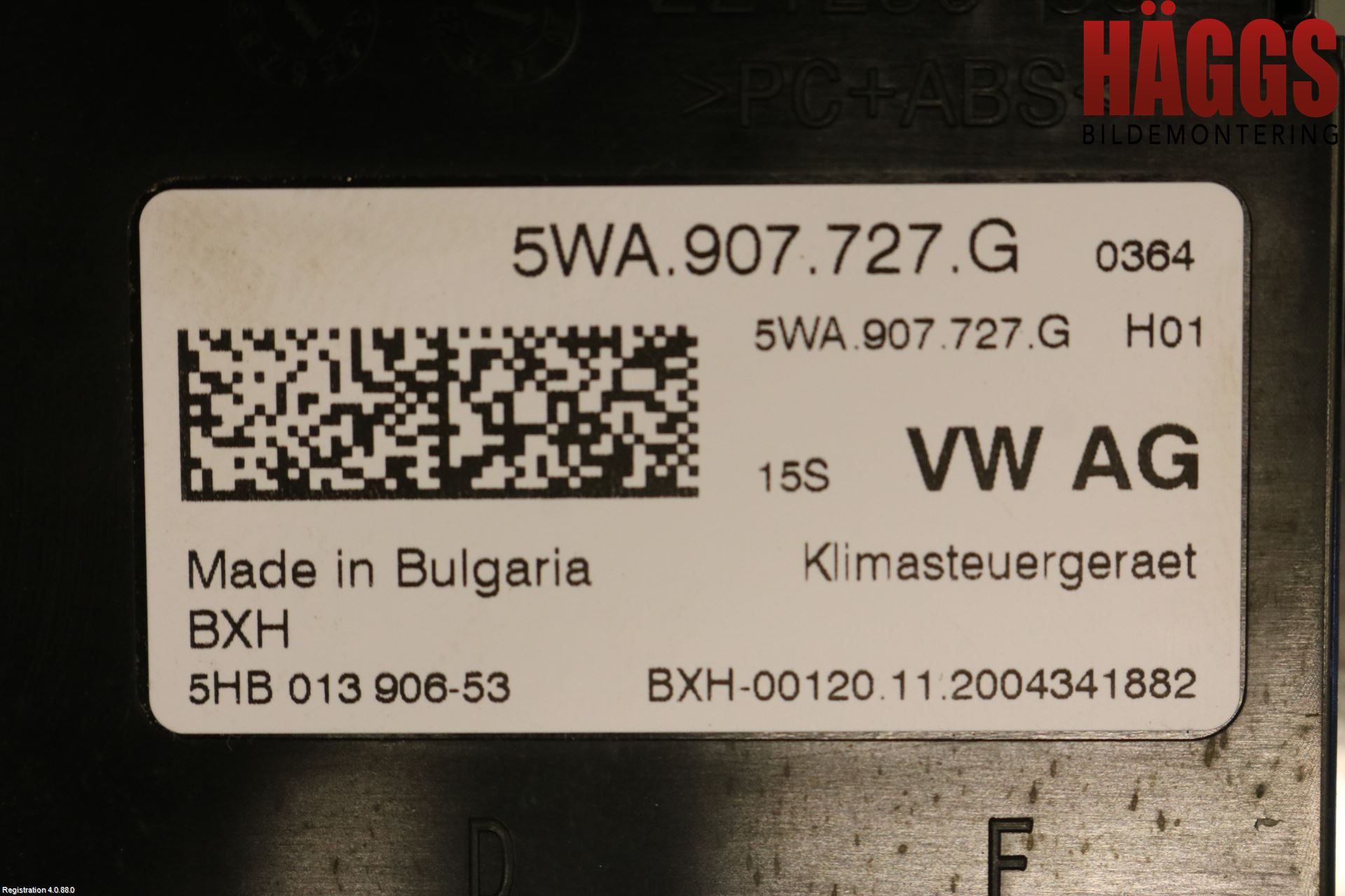 Skoda OCTAVIA (5E) 13-20 Ac Styrenhet Ac Manöveren
