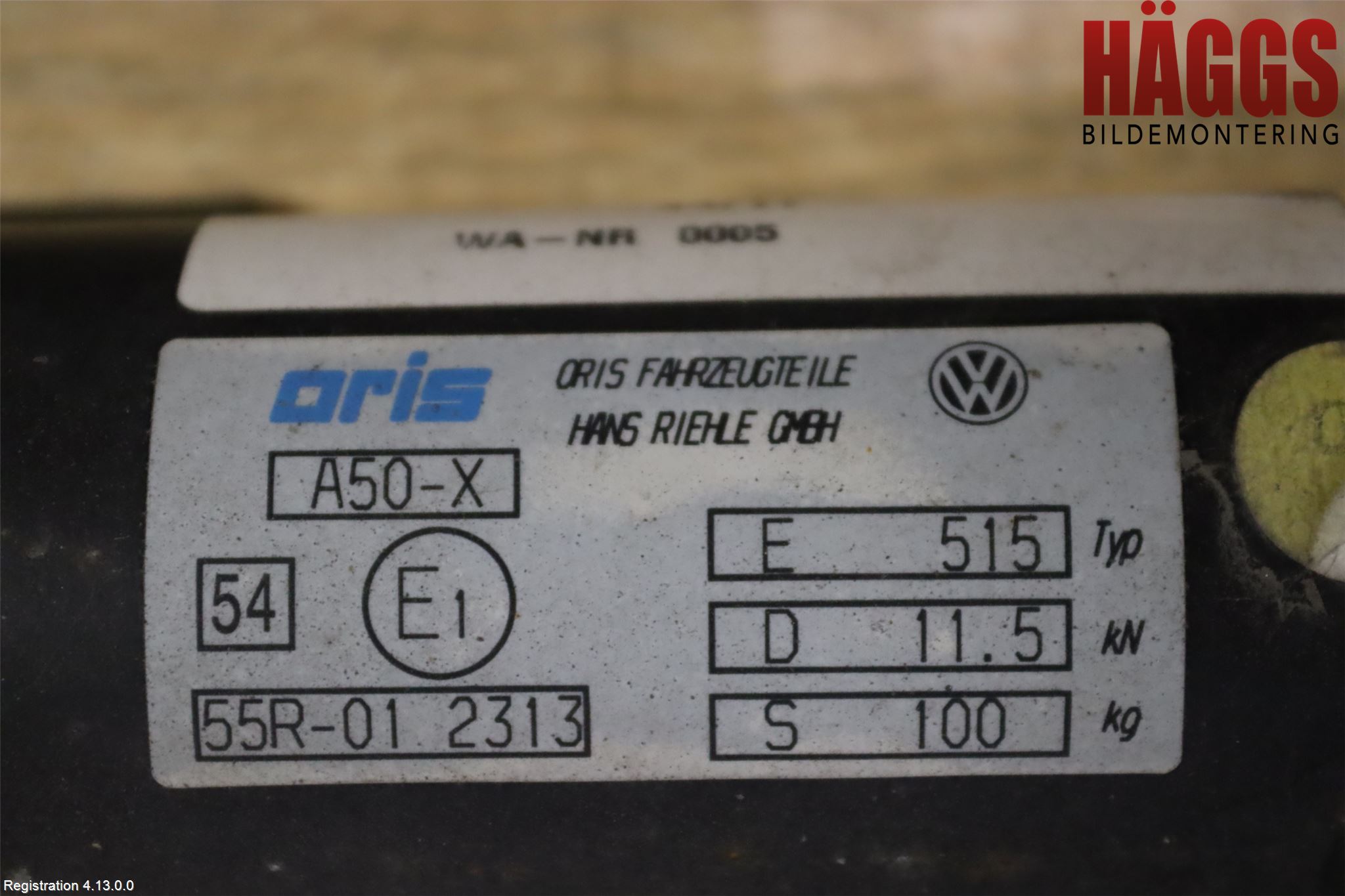 Volkswagen VW PASSAT 15-19 Dragkrok