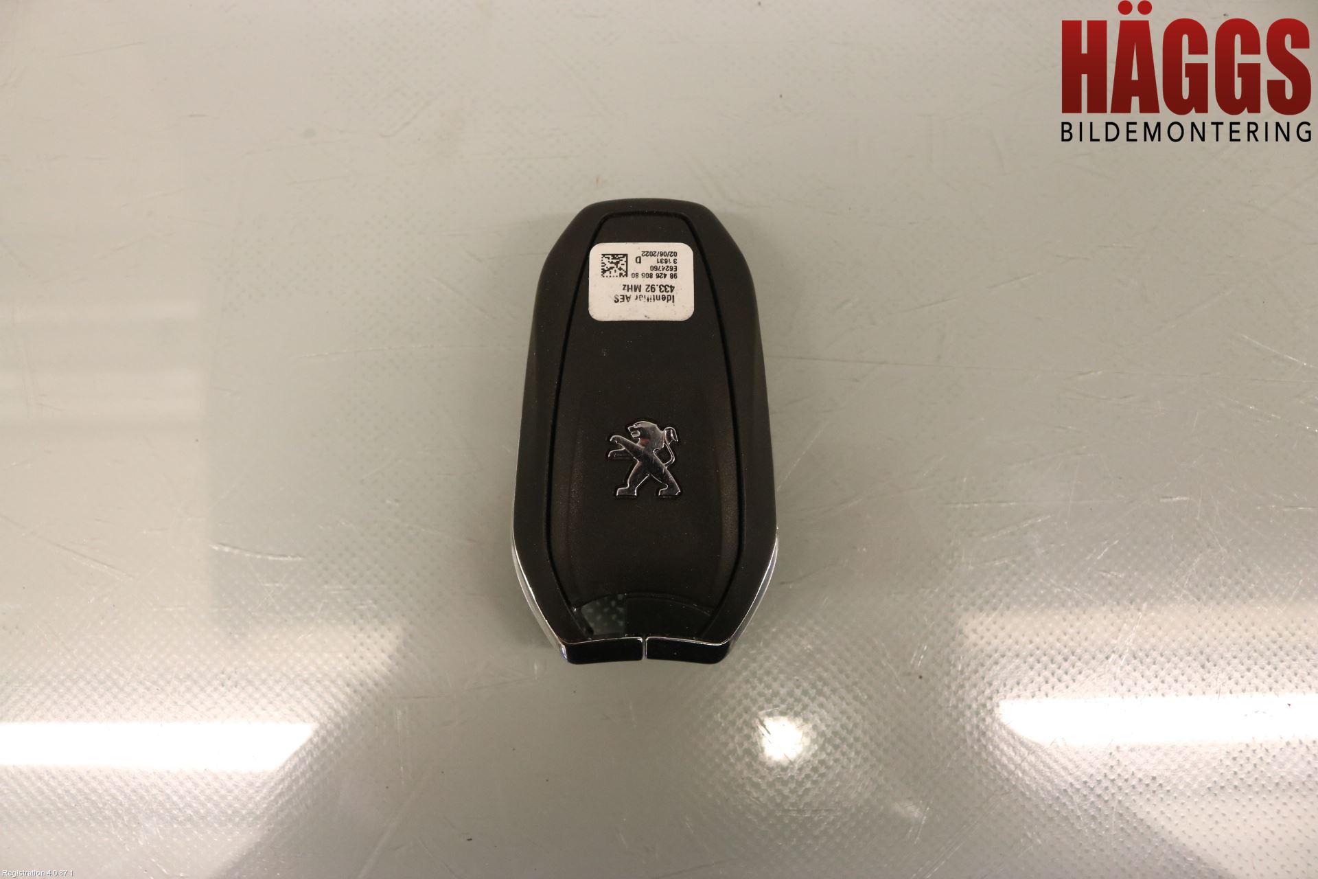 Peugeot 508 19- Nyckel-Nycklar