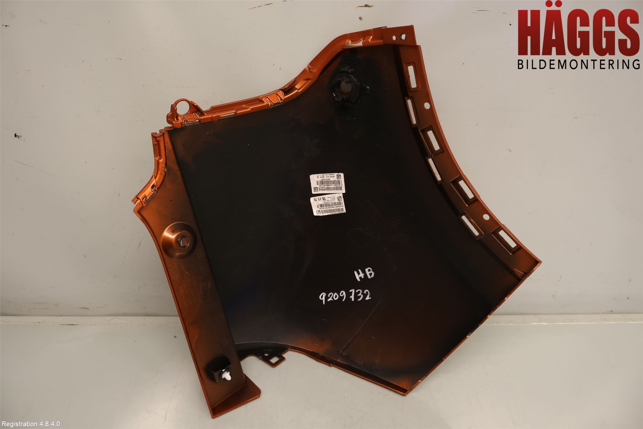 Peugeot 2008/E-2008 20- Stötfångardel Bak Hö