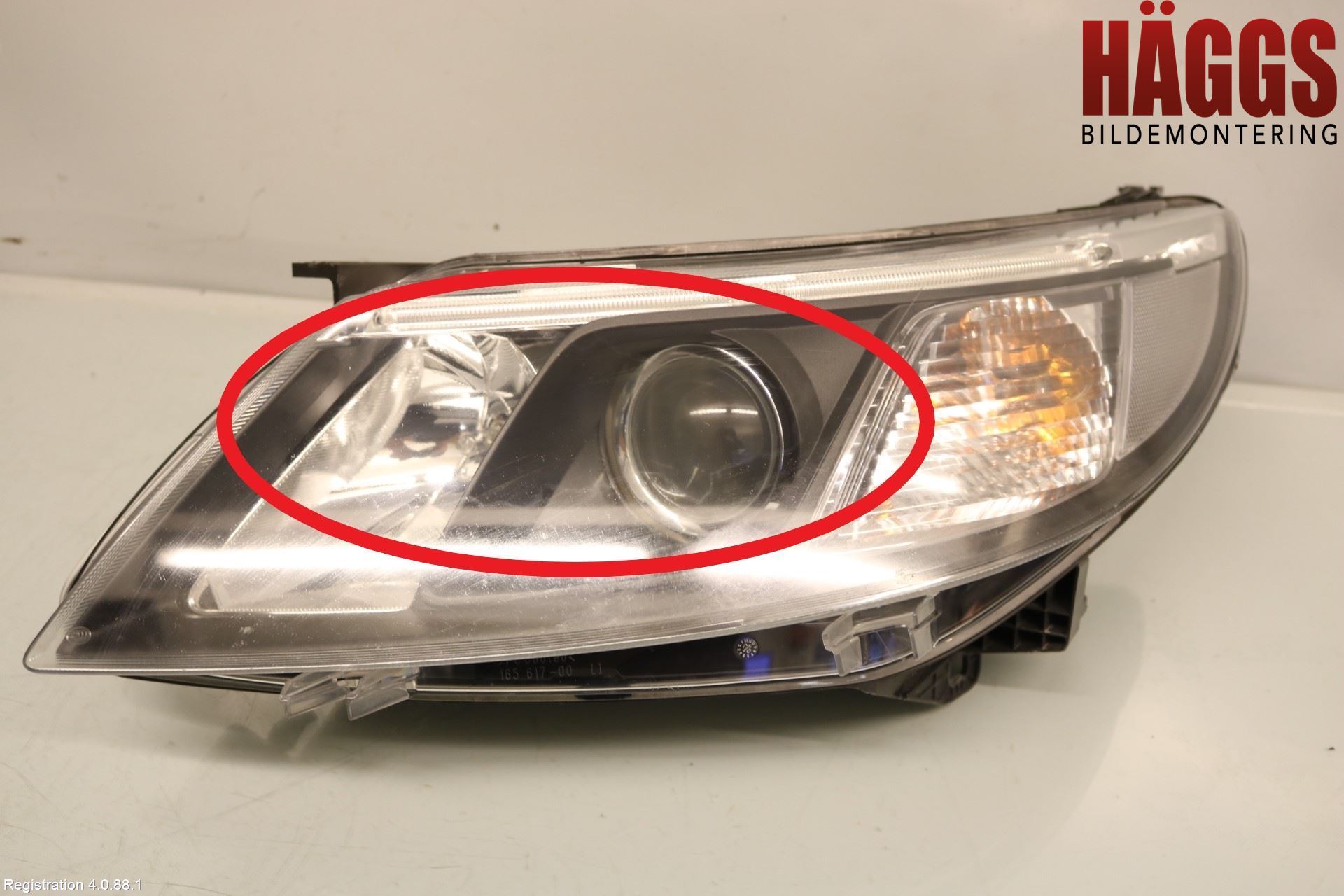 Saab 9-3 VER2/VER3 08-15 Strålkastare Vänster