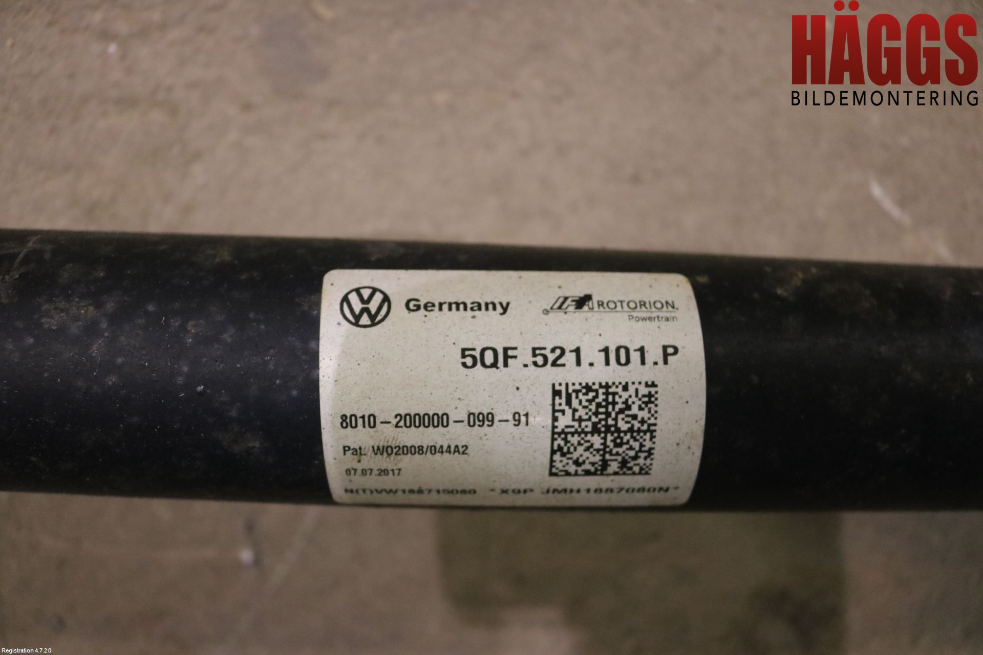 Volkswagen VW TIGUAN 16-24 Mellanaxel Komp