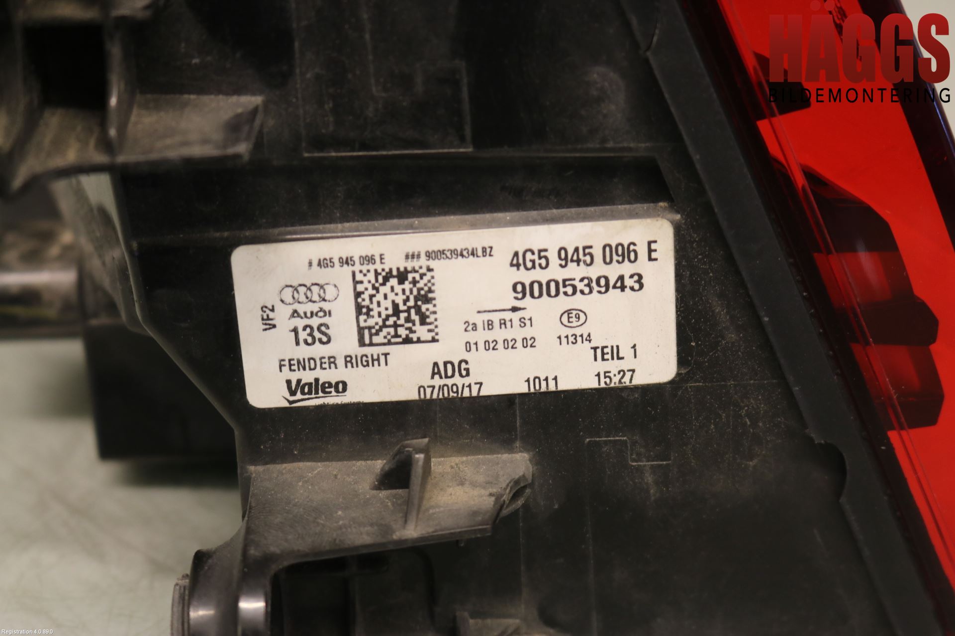 Audi A6/S6 4G 11-18 Bakljus Höger