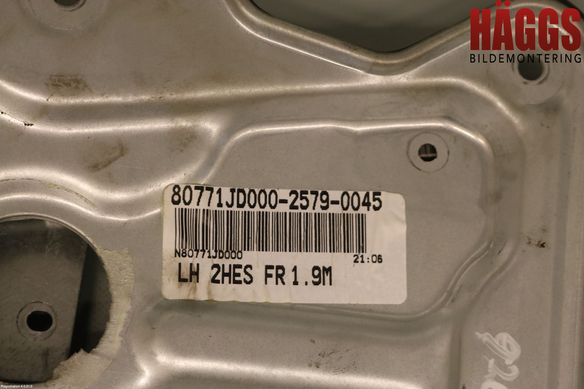 Nissan QASHQAI+2  08-10 Fönsterhiss El Kompl