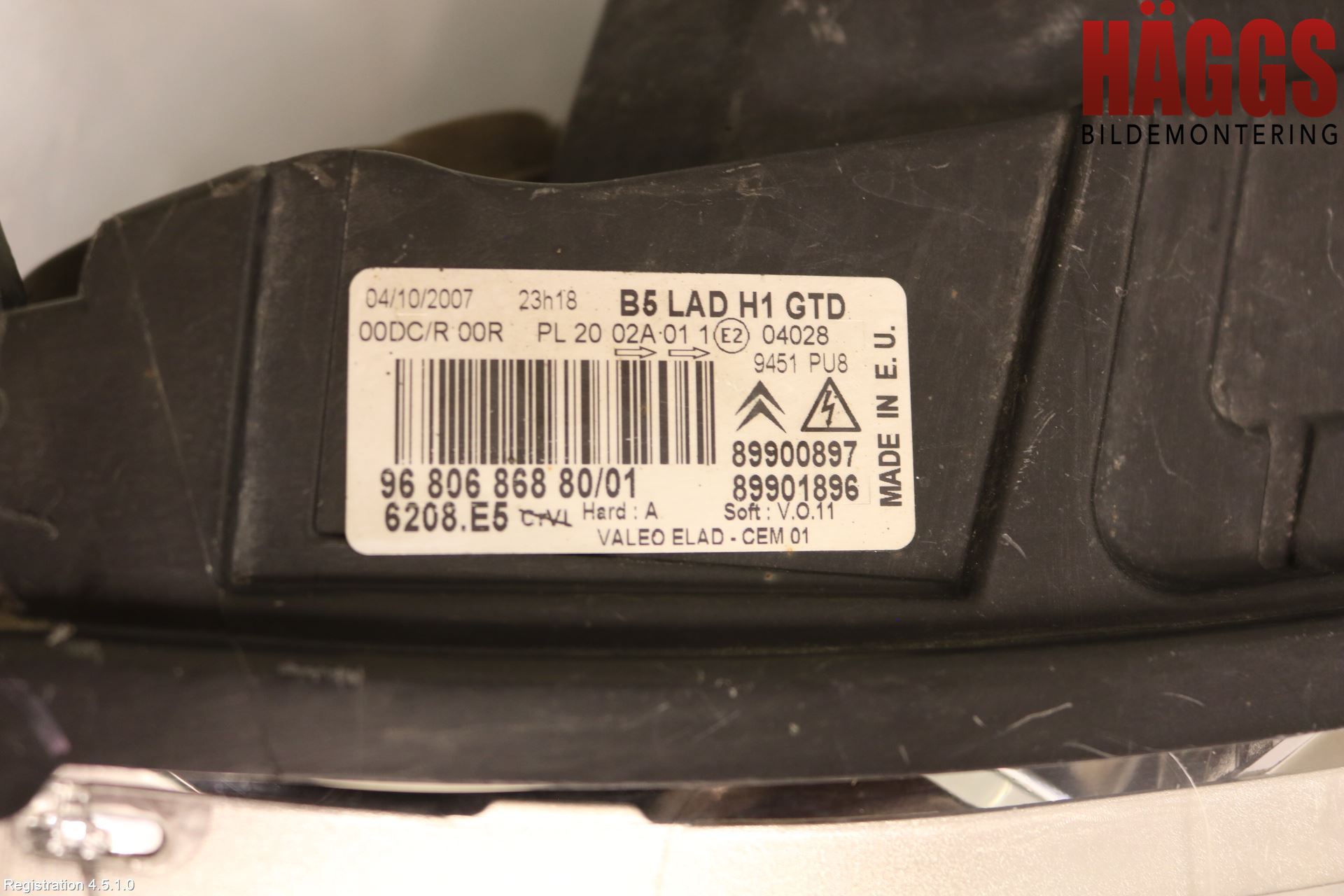 Citroen C4 I   05-10 Strålkastare Vänster