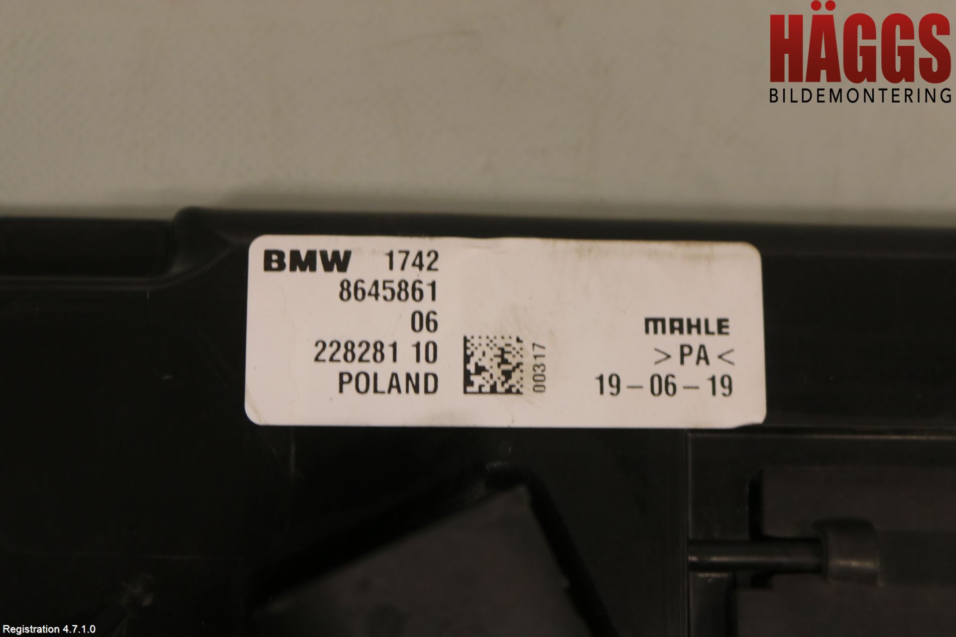 Mini COOPER CLUBMAN F54 16- Kylfläkt El