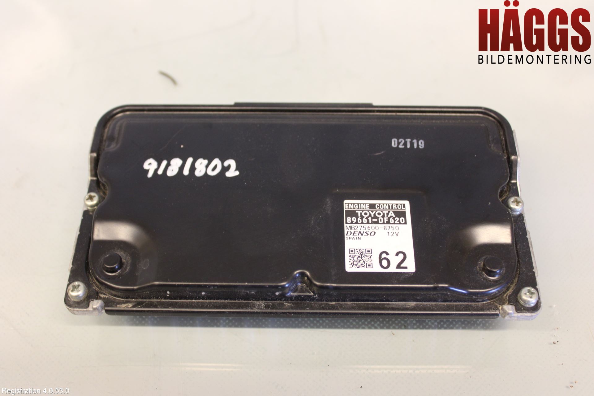 Toyota VERSO 09-18 Styrenhet Insprut Bensin