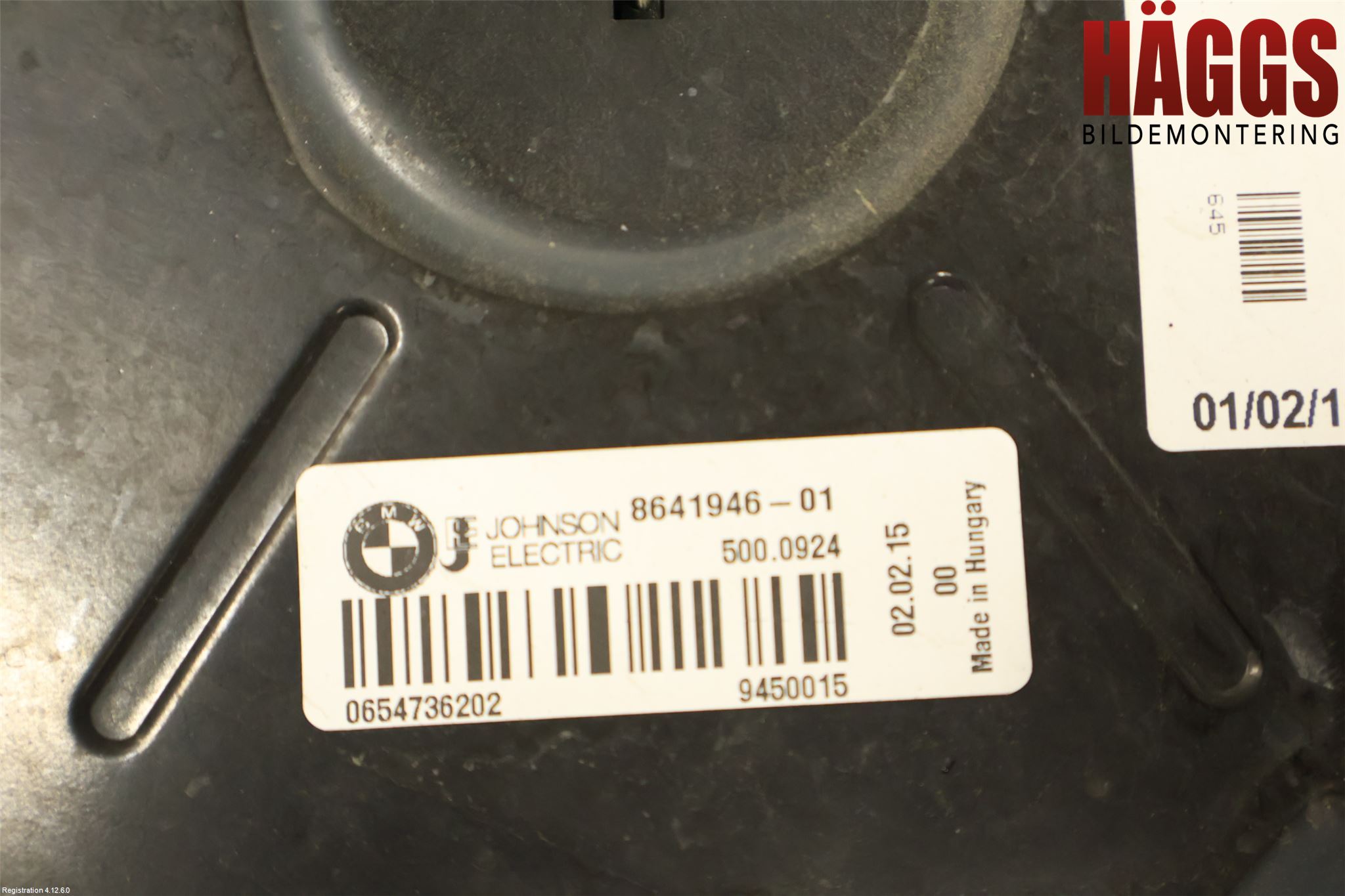 BMW 3 F30/F31/F80 12-19 Kylfläkt El