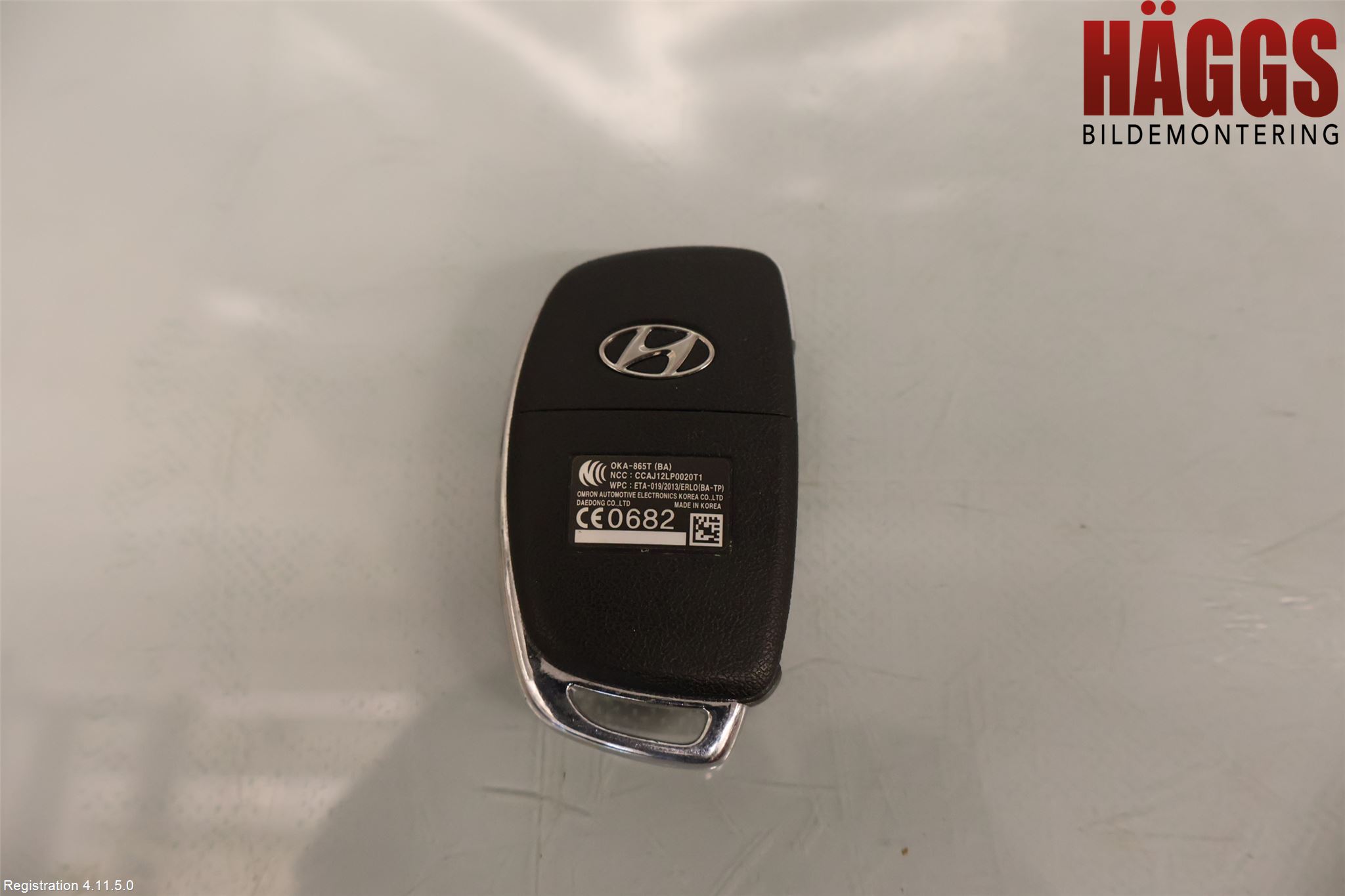 Hyundai i10 BA 14-16 Nyckel-Nycklar