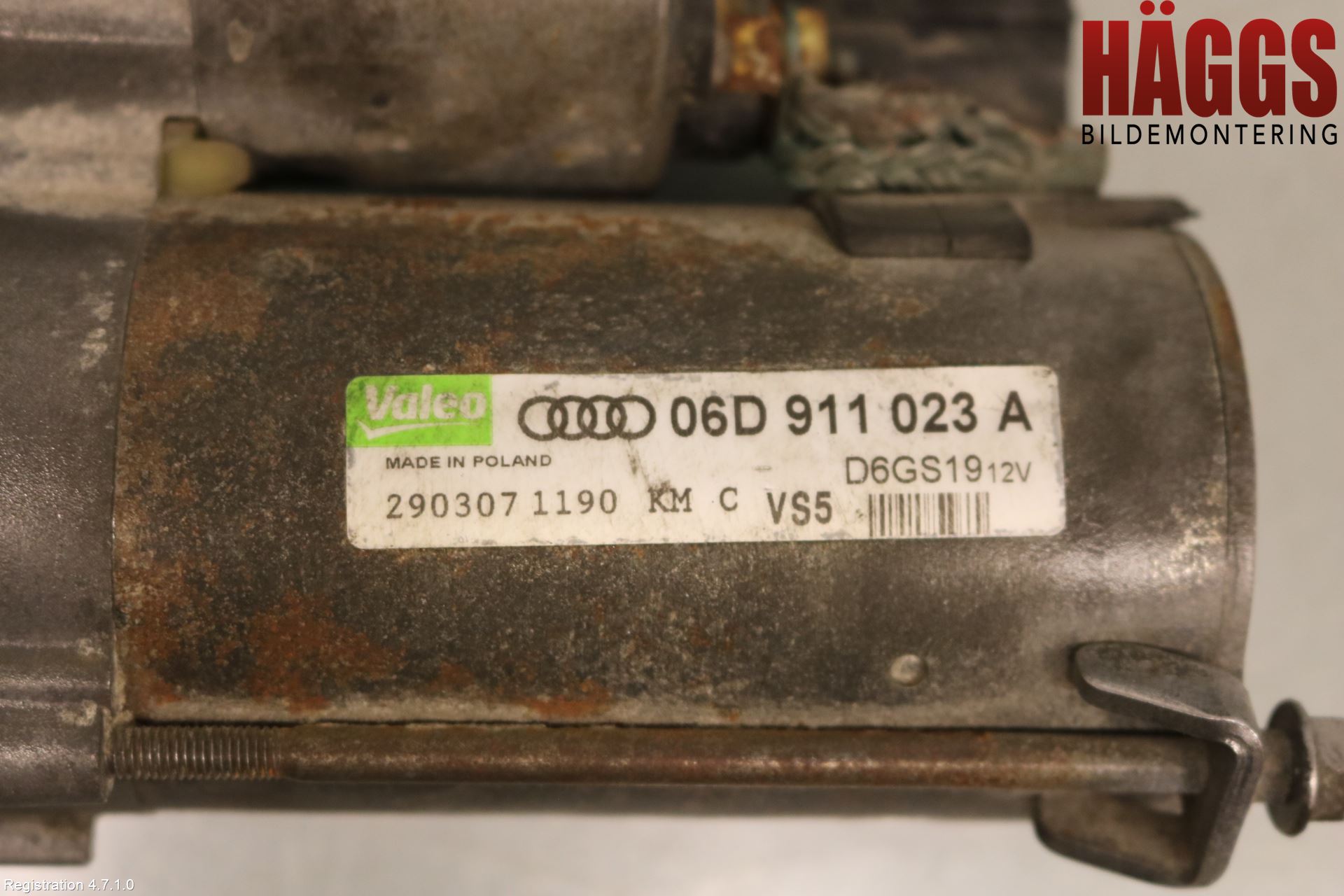 Audi A6/S6     05-11 Startmotor