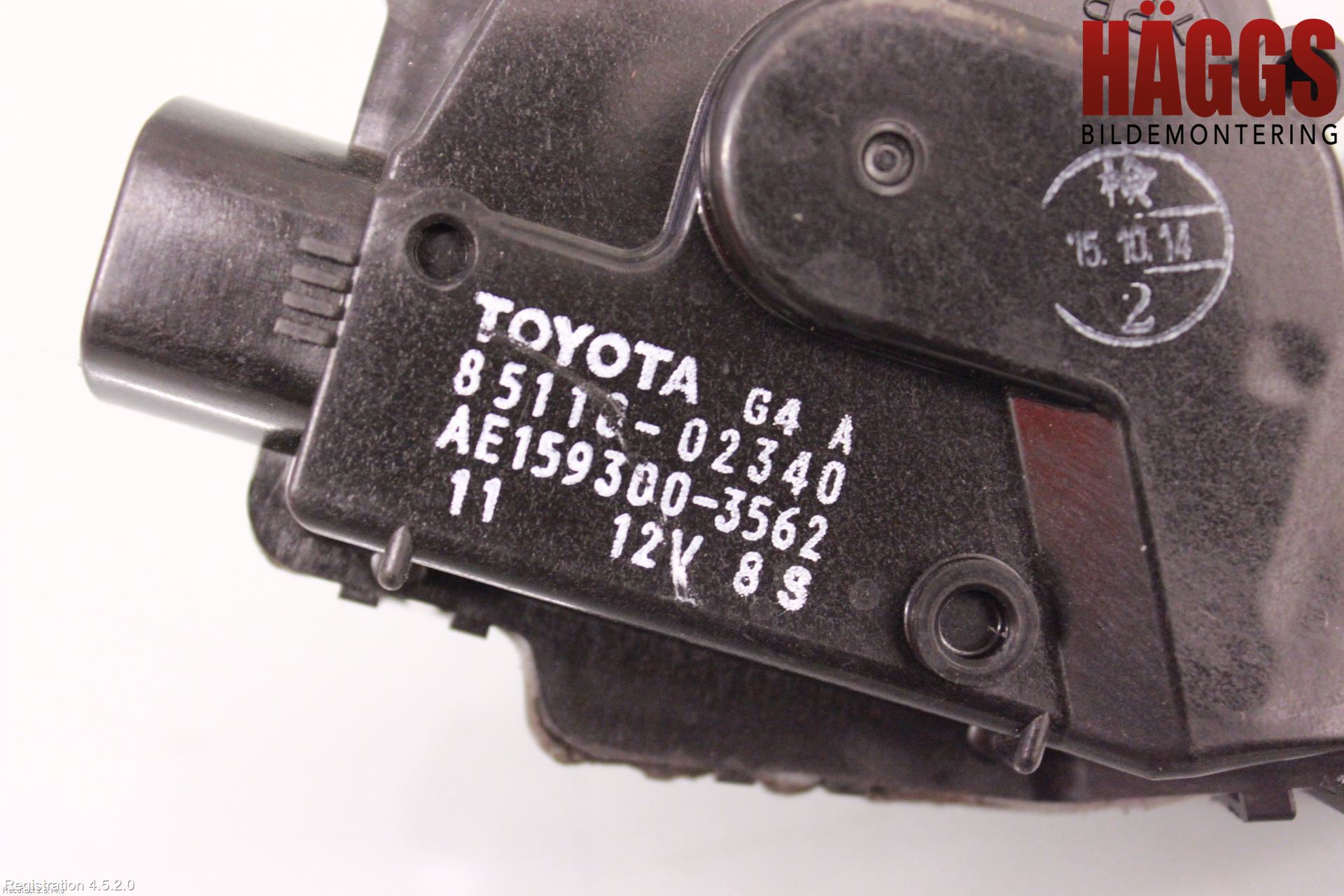 Toyota AURIS 13-19 Torkarmotor Vindruta