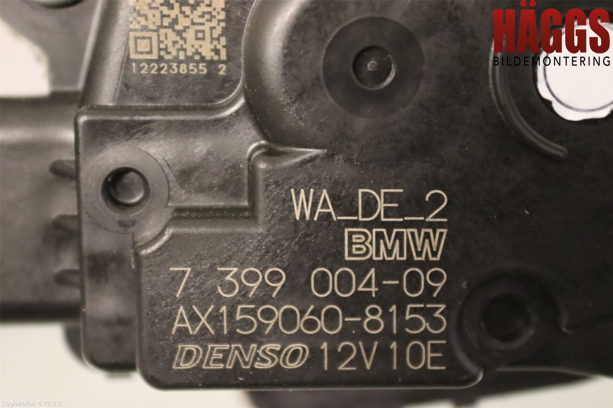 BMW X4 G02 18- Torkarmotor Vindruta
