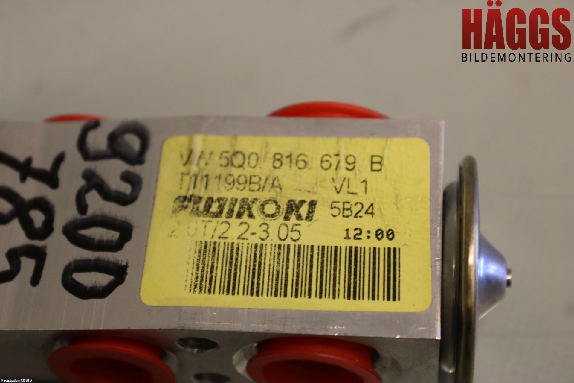 Volkswagen VW GOLF / E-GOLF VII 13-20 Ac Expansionsventil