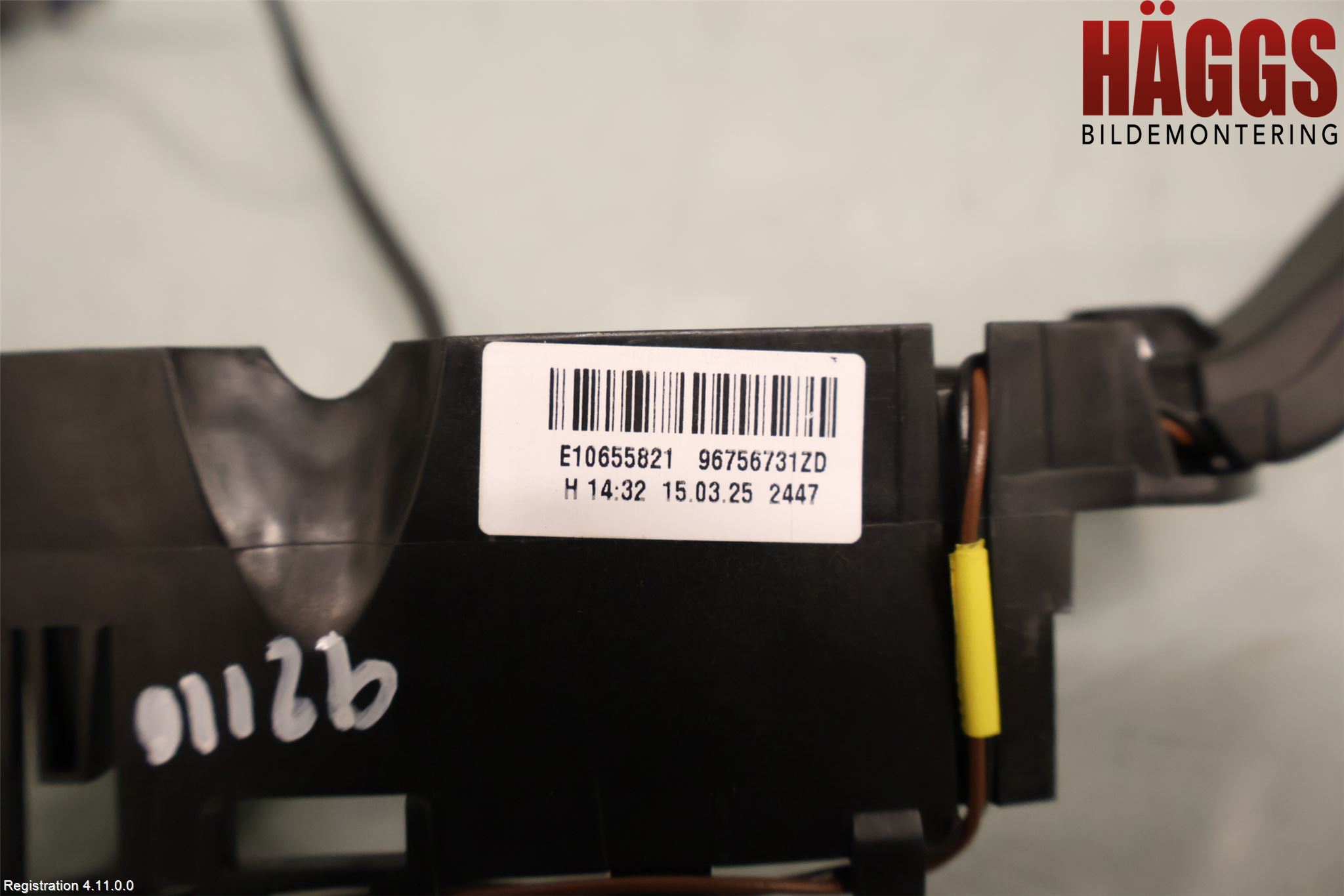 Peugeot 2008/E-2008 20- Strömställare Växellåda