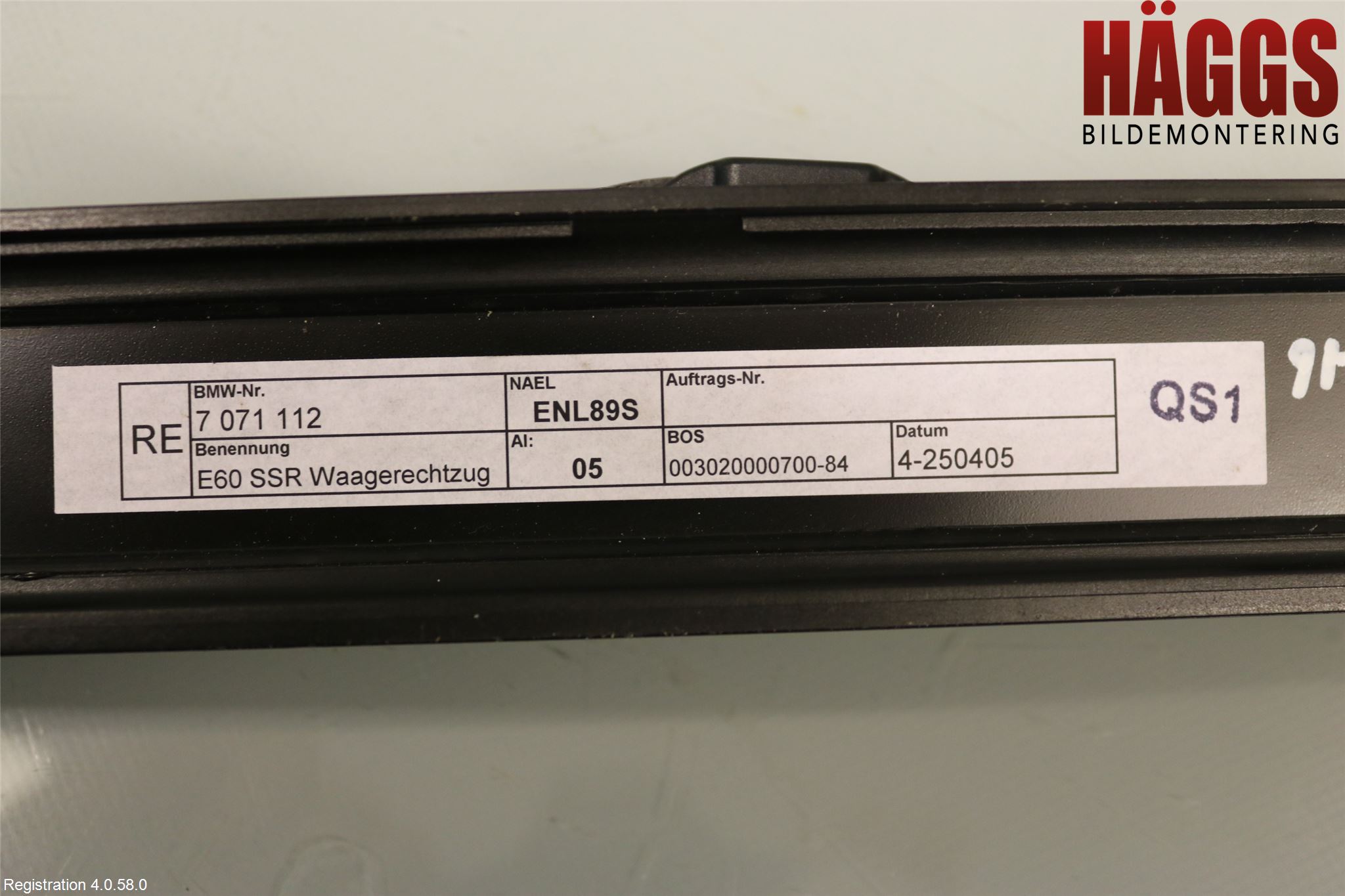 BMW 5 E60/61 Sed/Tou 02-10 Solskydd