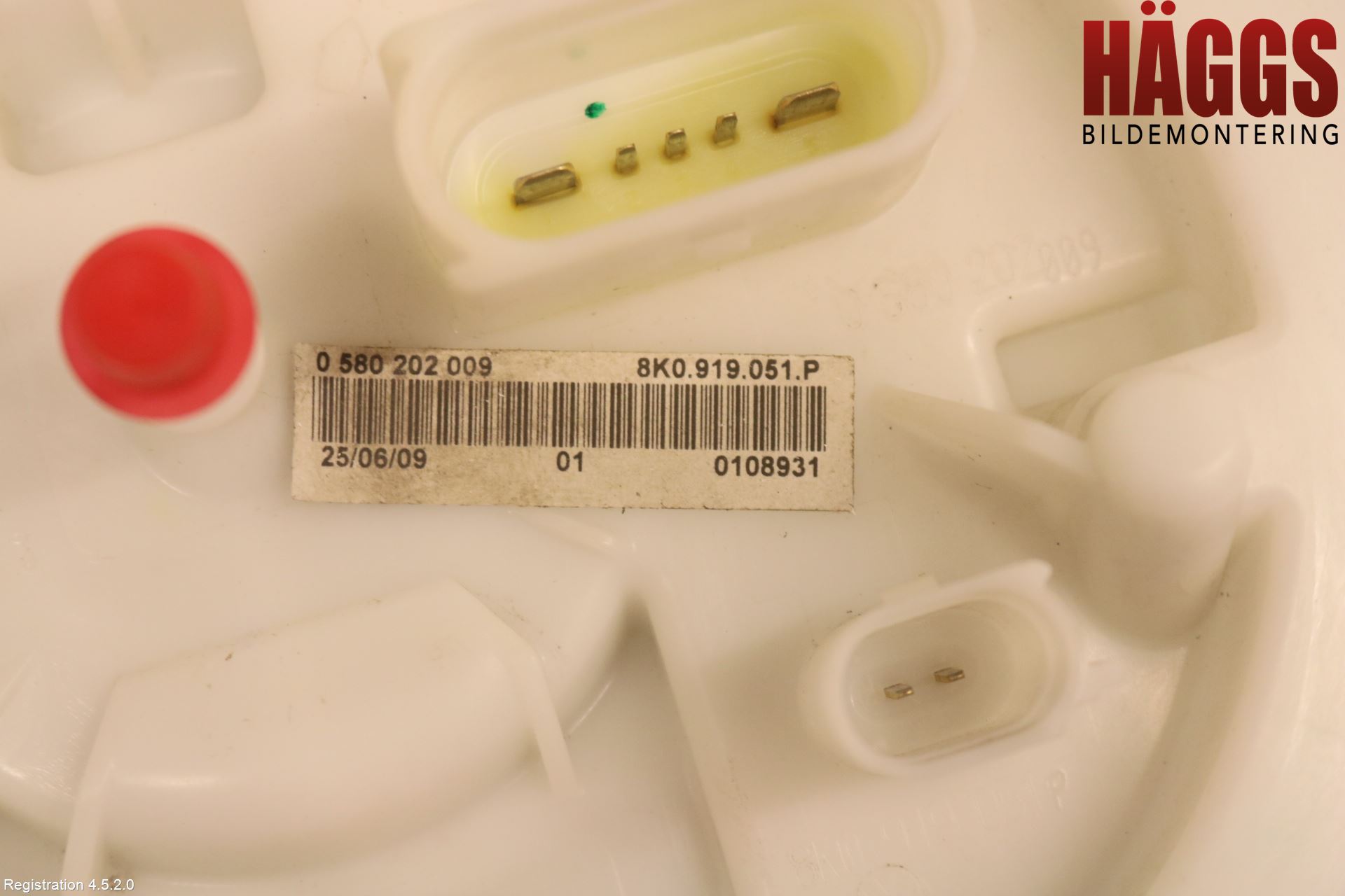 Audi A4/S4 08-11 Bränslepump El