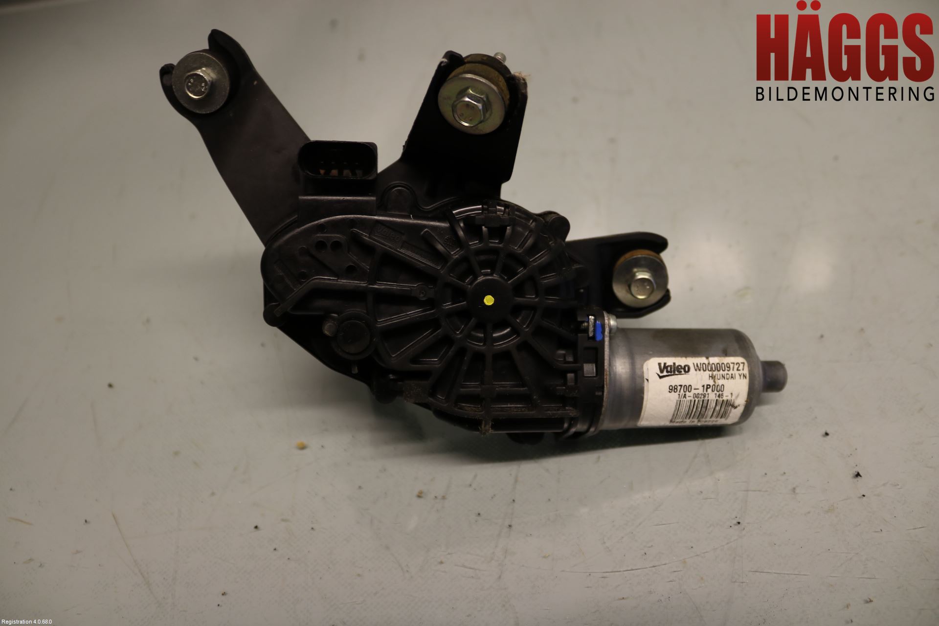 Kia VENGA 10-19 Torkarmotor Baklucka