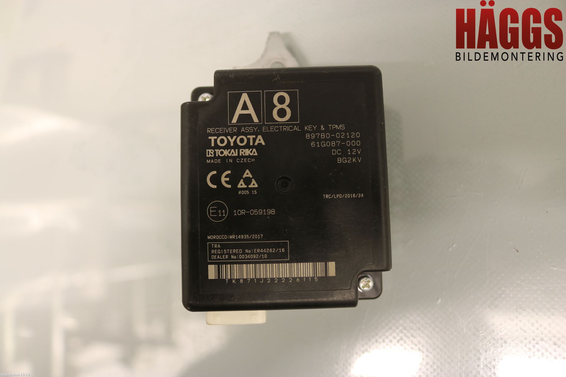 Toyota COROLLA 19- Styrenhet Nyckellöst System