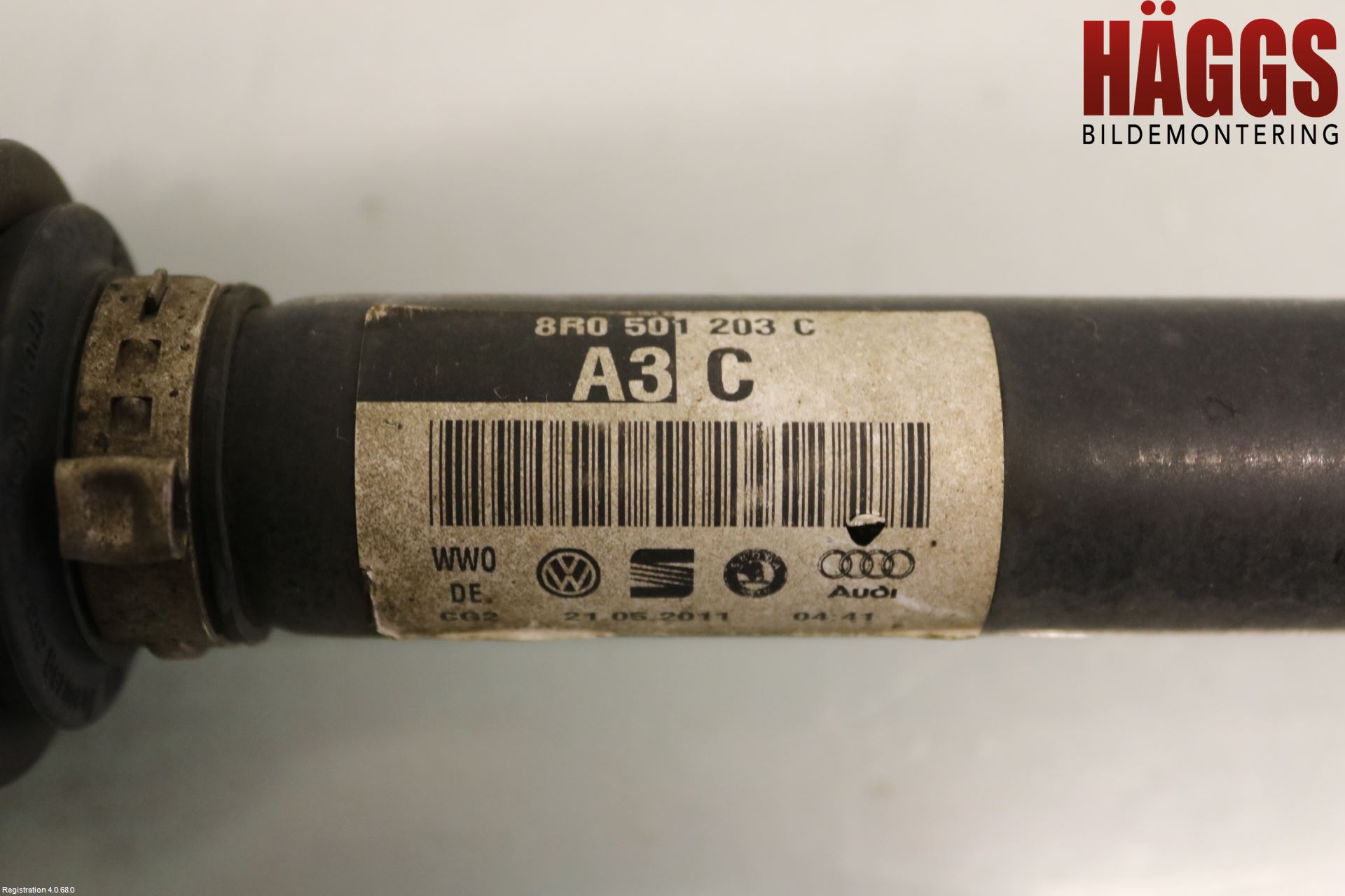 Audi Q5 09-16 Drivaxel Bak Höger