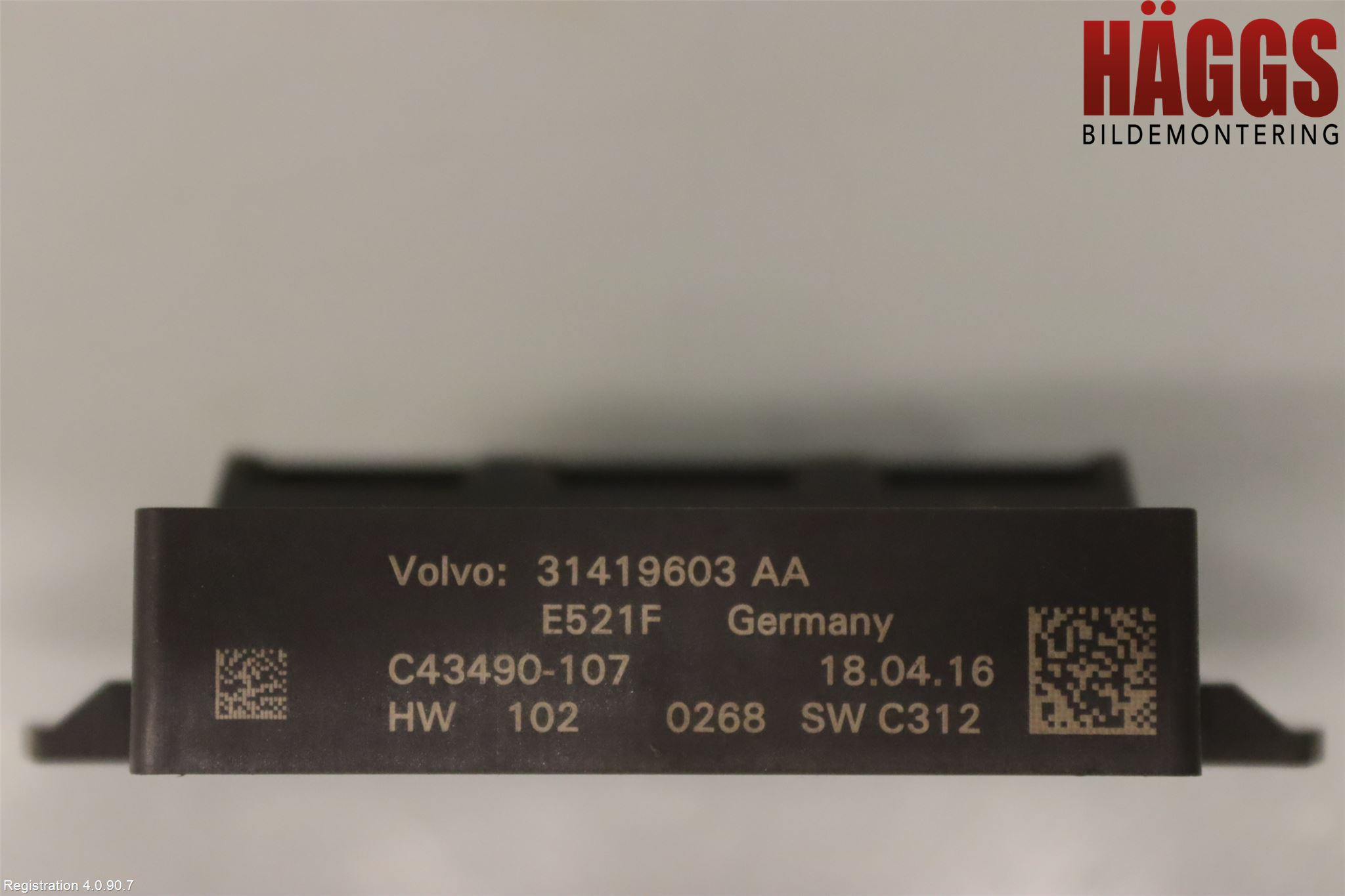 Volvo XC90/RECHARGE 16- Styrenhet Baklucka