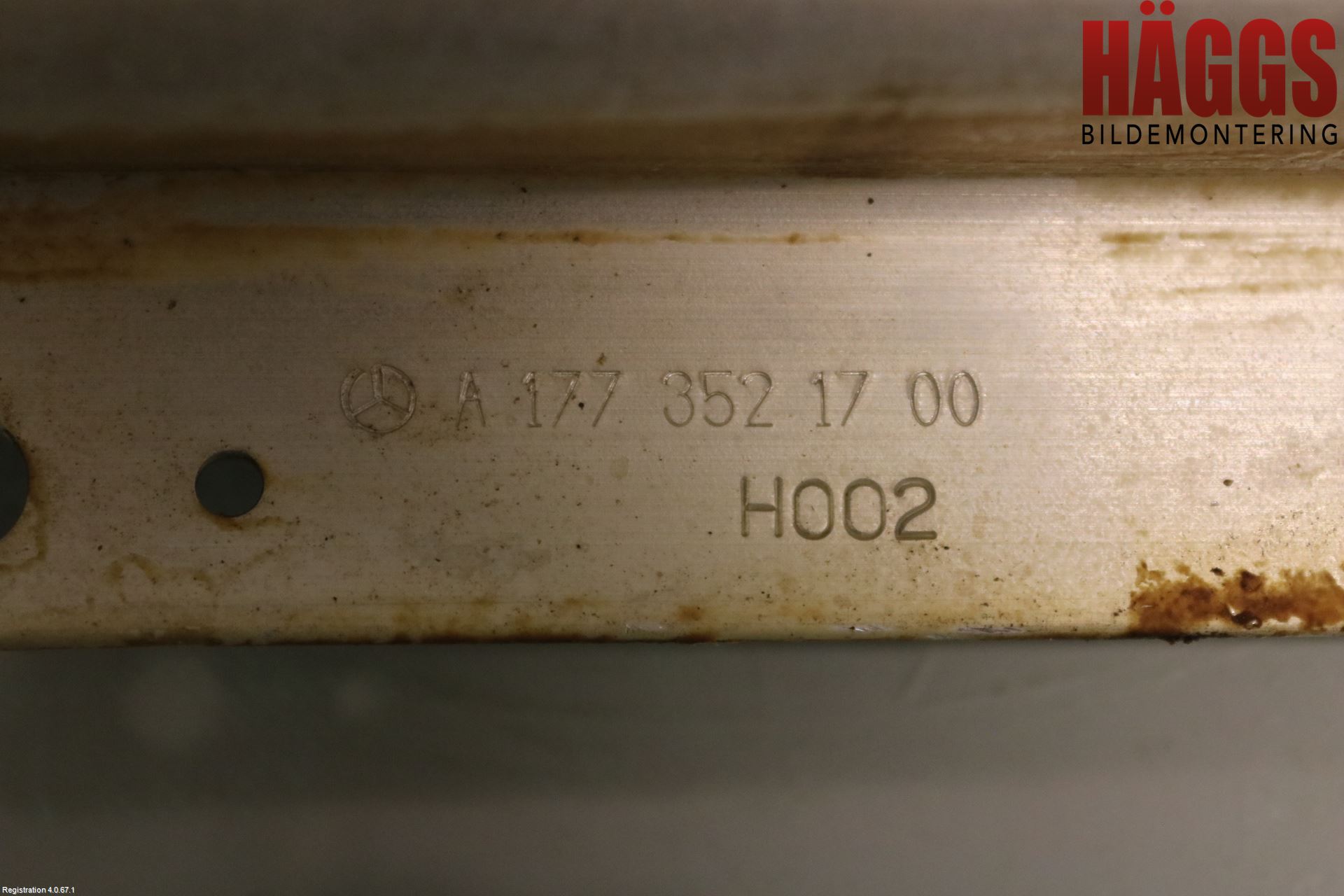 Mercedes-Benz MB A-KLASS (W177) 18- Bärarm Bak Vä-Hö