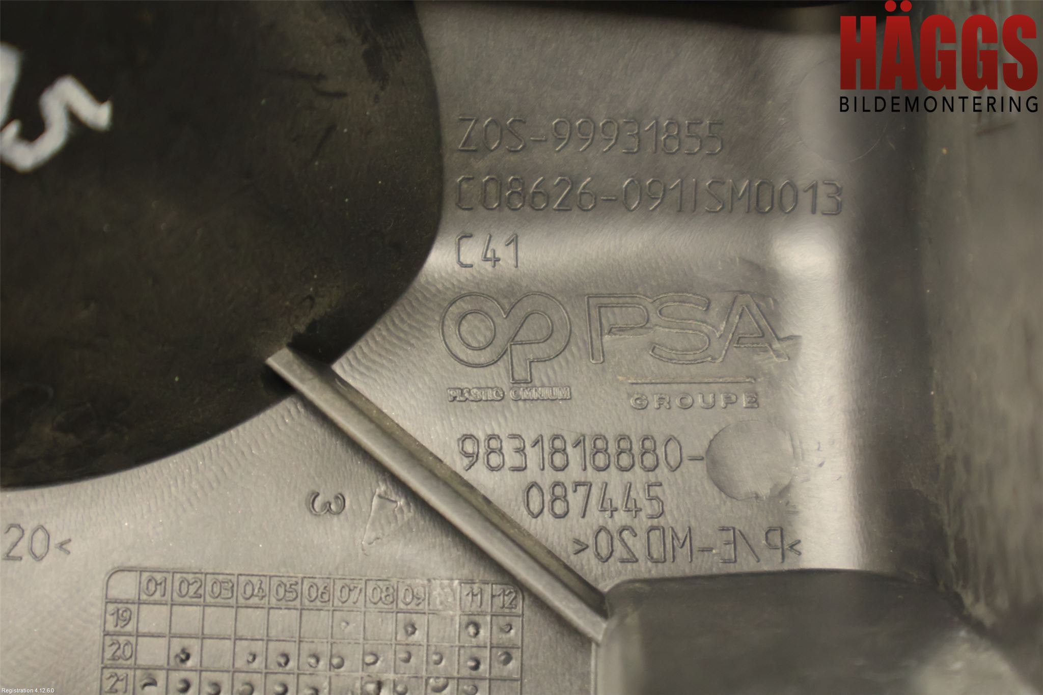 Citroen C4/E-C4 C4X/E-C4X III 21- Stötfångarfäste Bak Hö