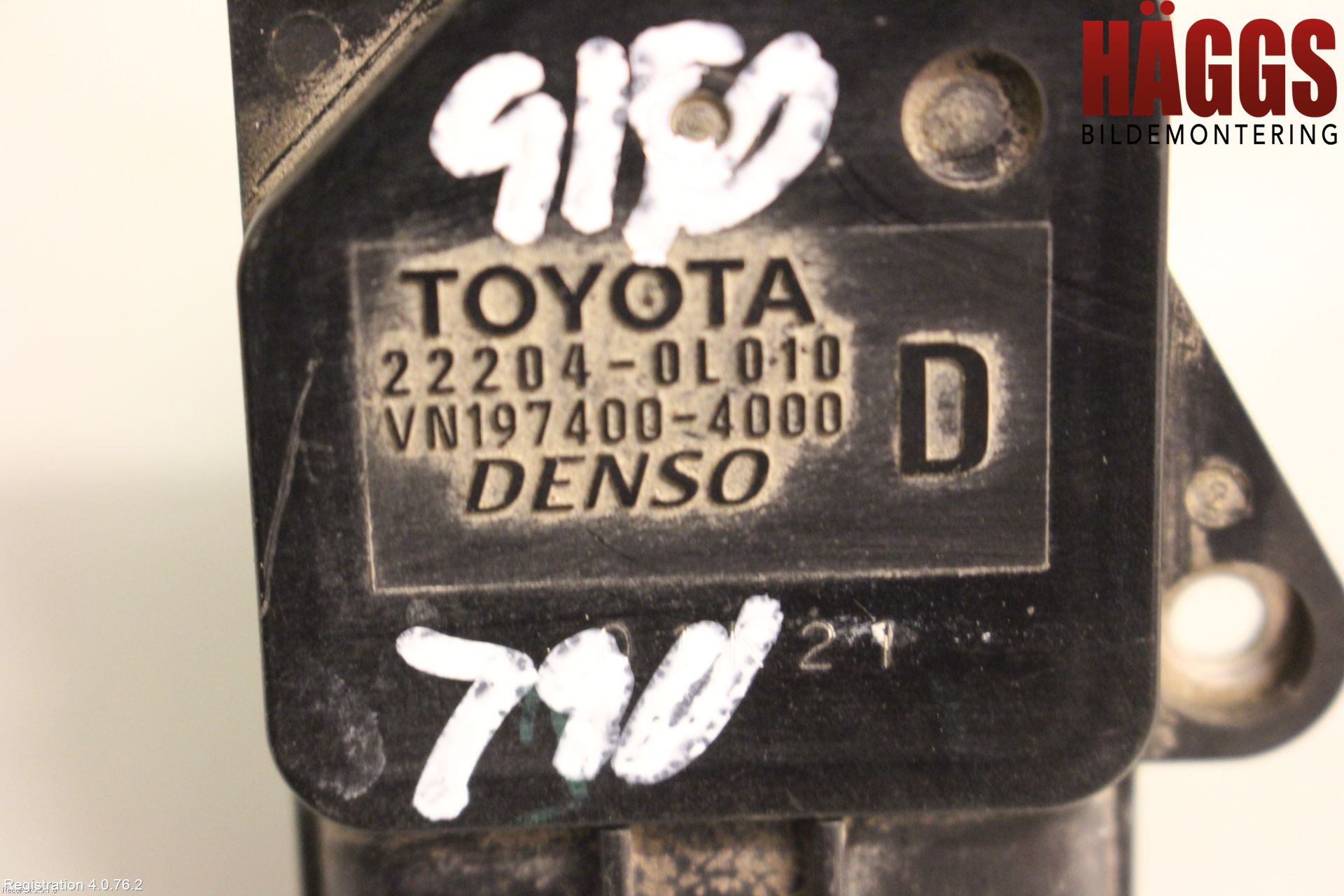 Toyota HILUX 05-16 Injluftmassamätare