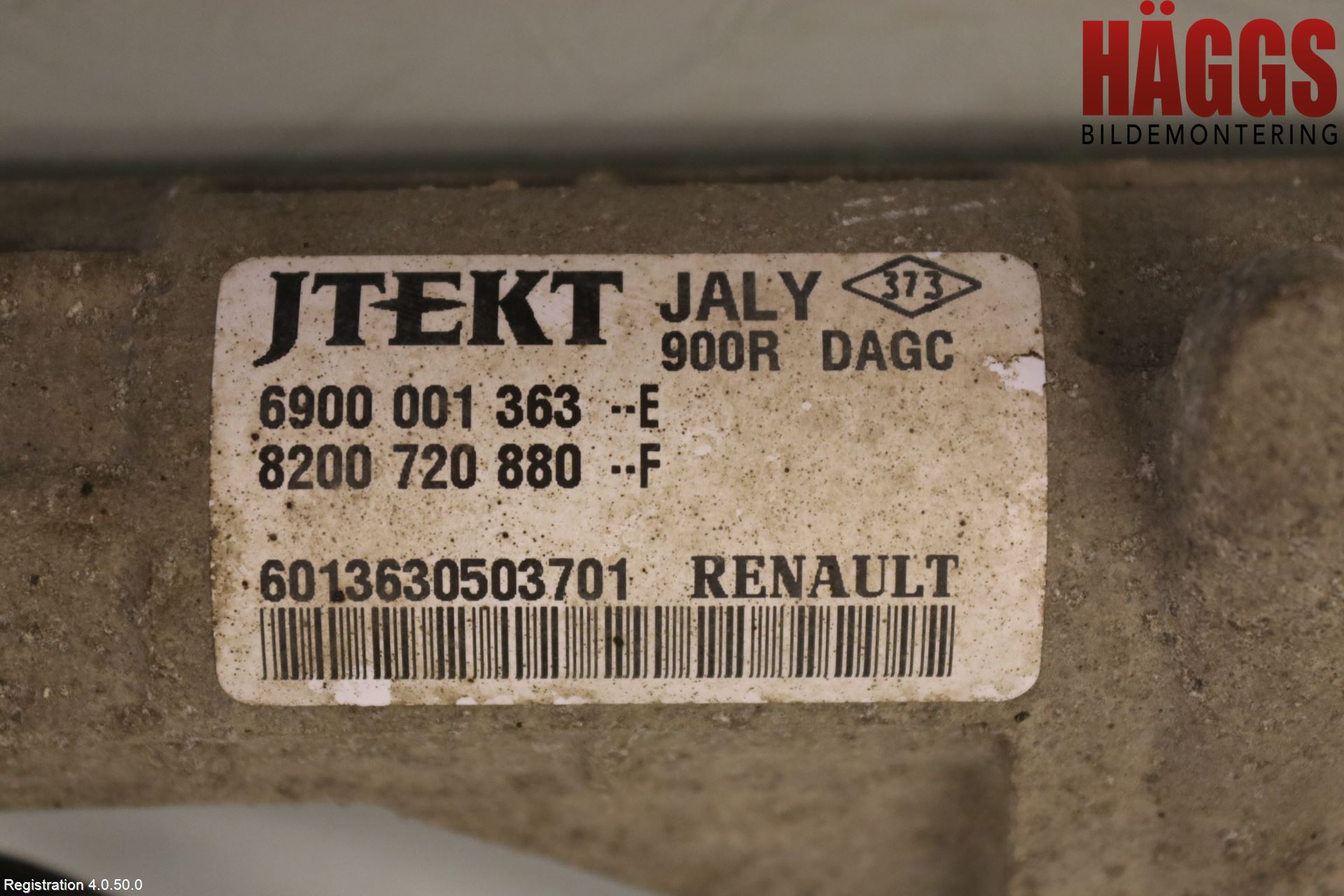 Dacia LOGAN VAN Styrväxel Servo -Snäcka